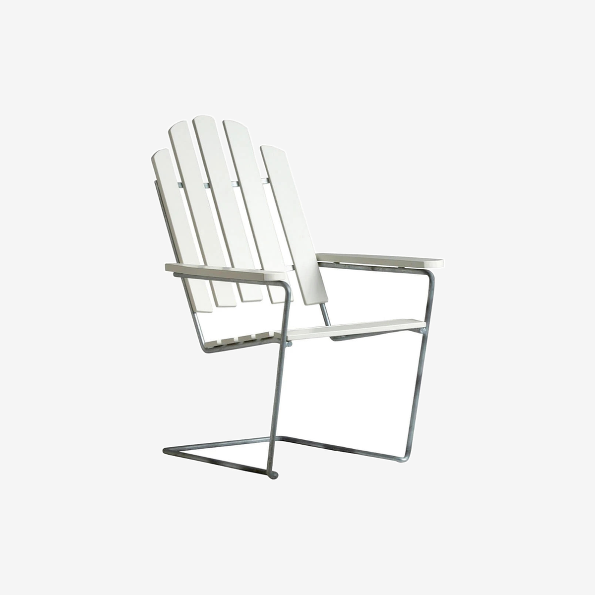 Sunlounger A3 White Lacquered Oak