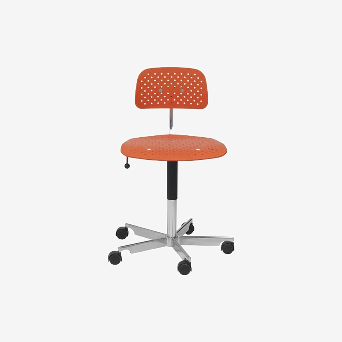 Kevi Air Burned Orange Polished Office Chair