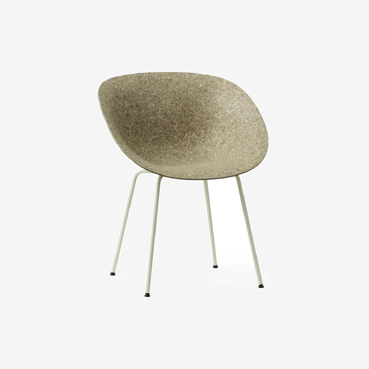 Mat Arm Chair Seaweed Cream Dining Chair