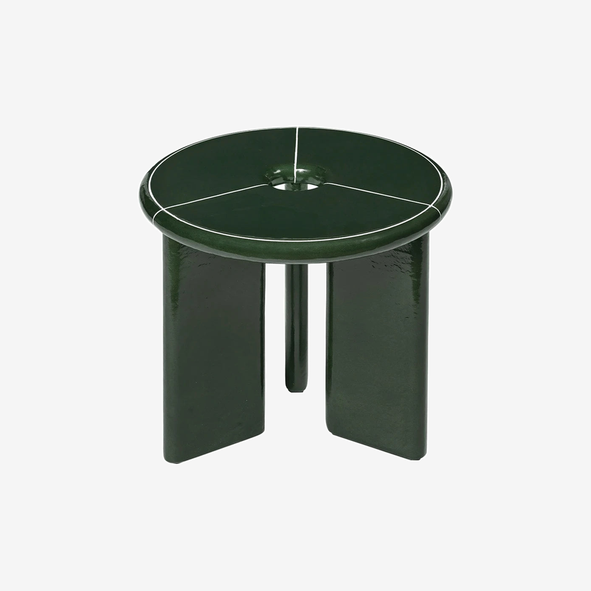 deya Side Table - Ø47 - Dark Green