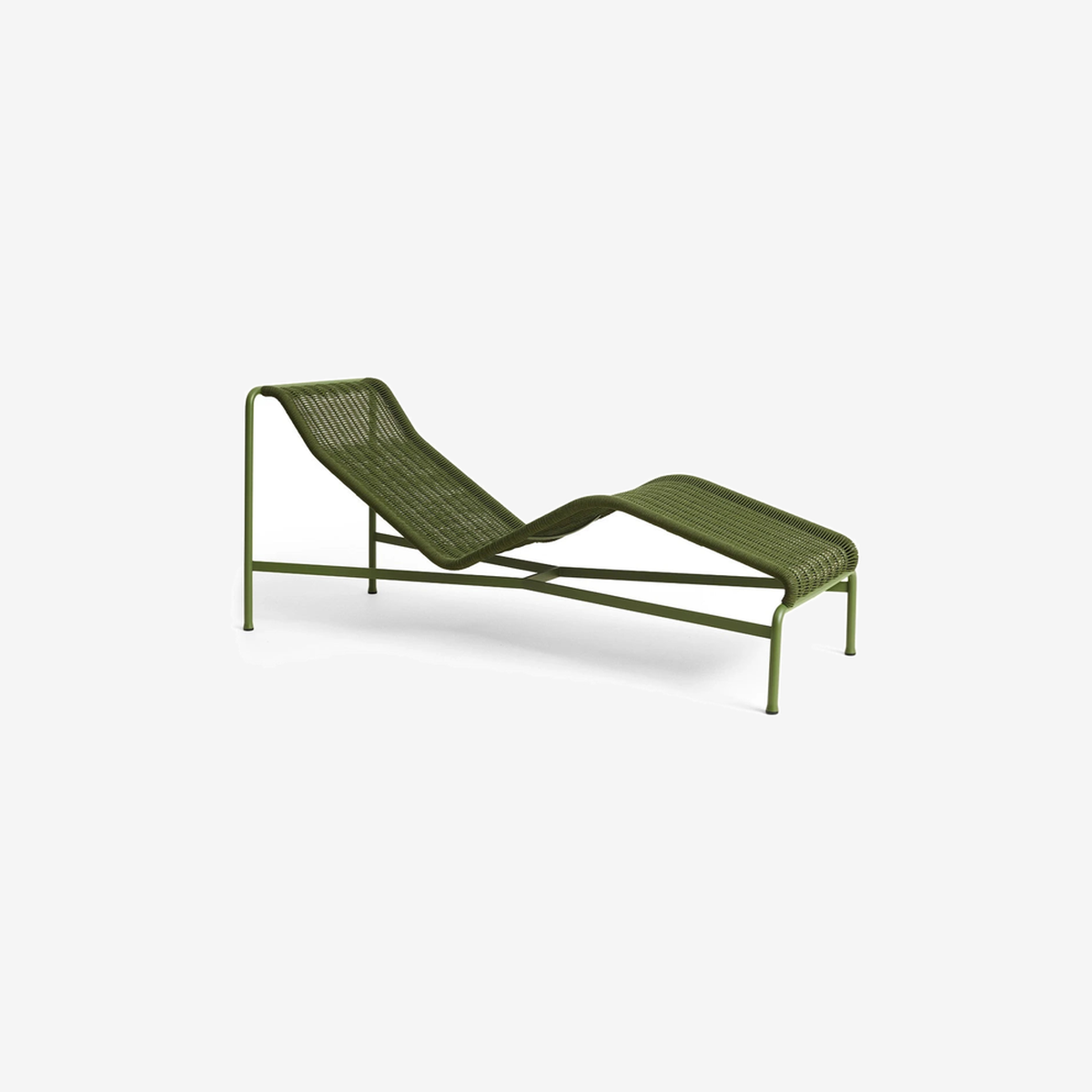Palissade Cord Chaise Lounge Olive Lounge Chair