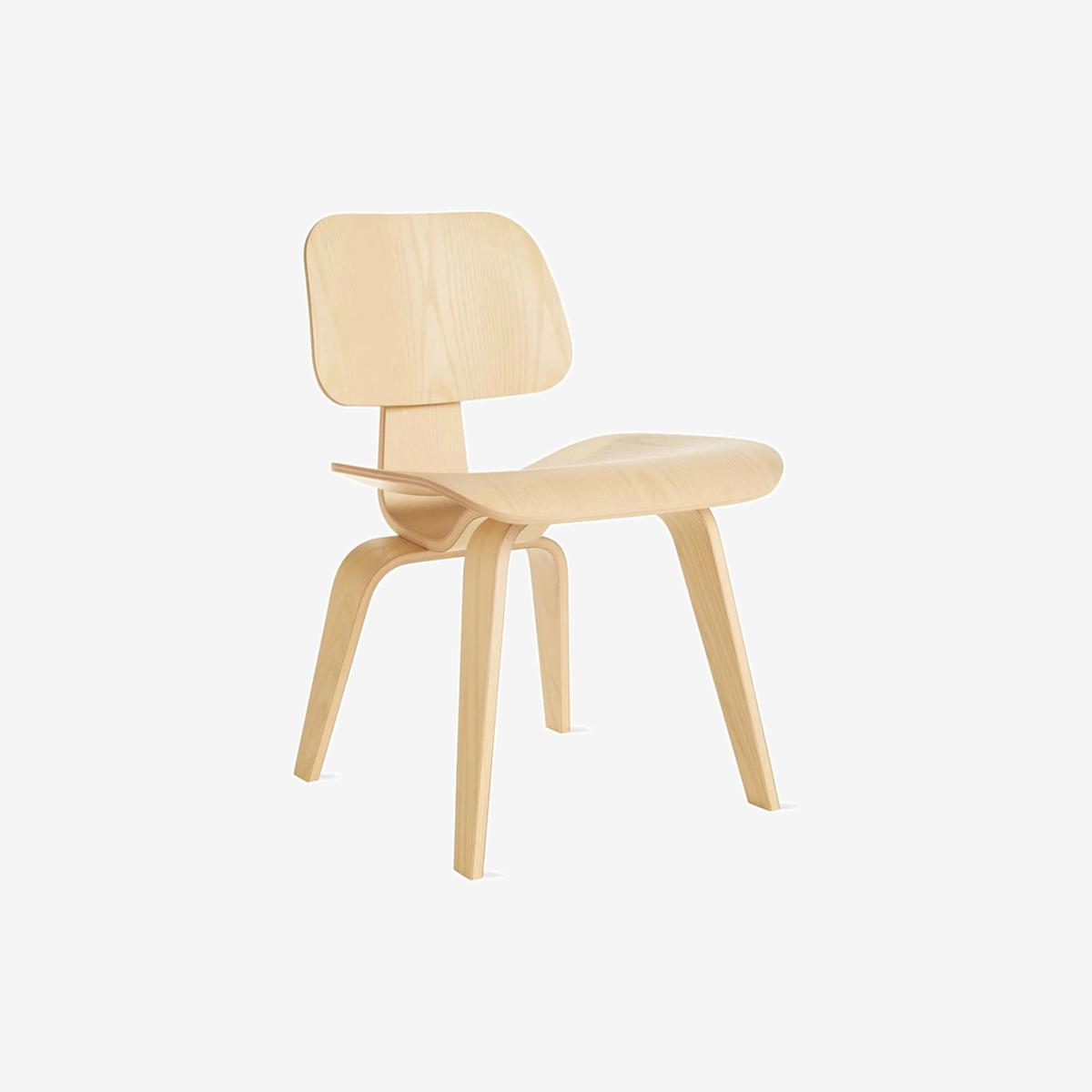 Eames Molded Plywood Dining Chair White Ash (DCW)