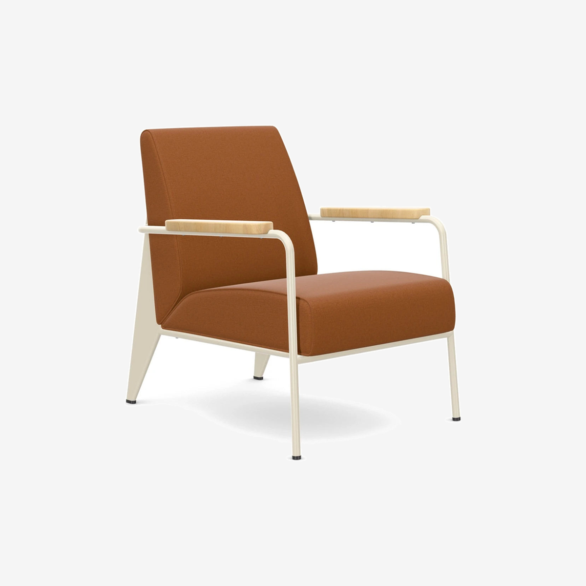 Fauteuil De Salon Kvadrat-Helia Ecru Oak Arm