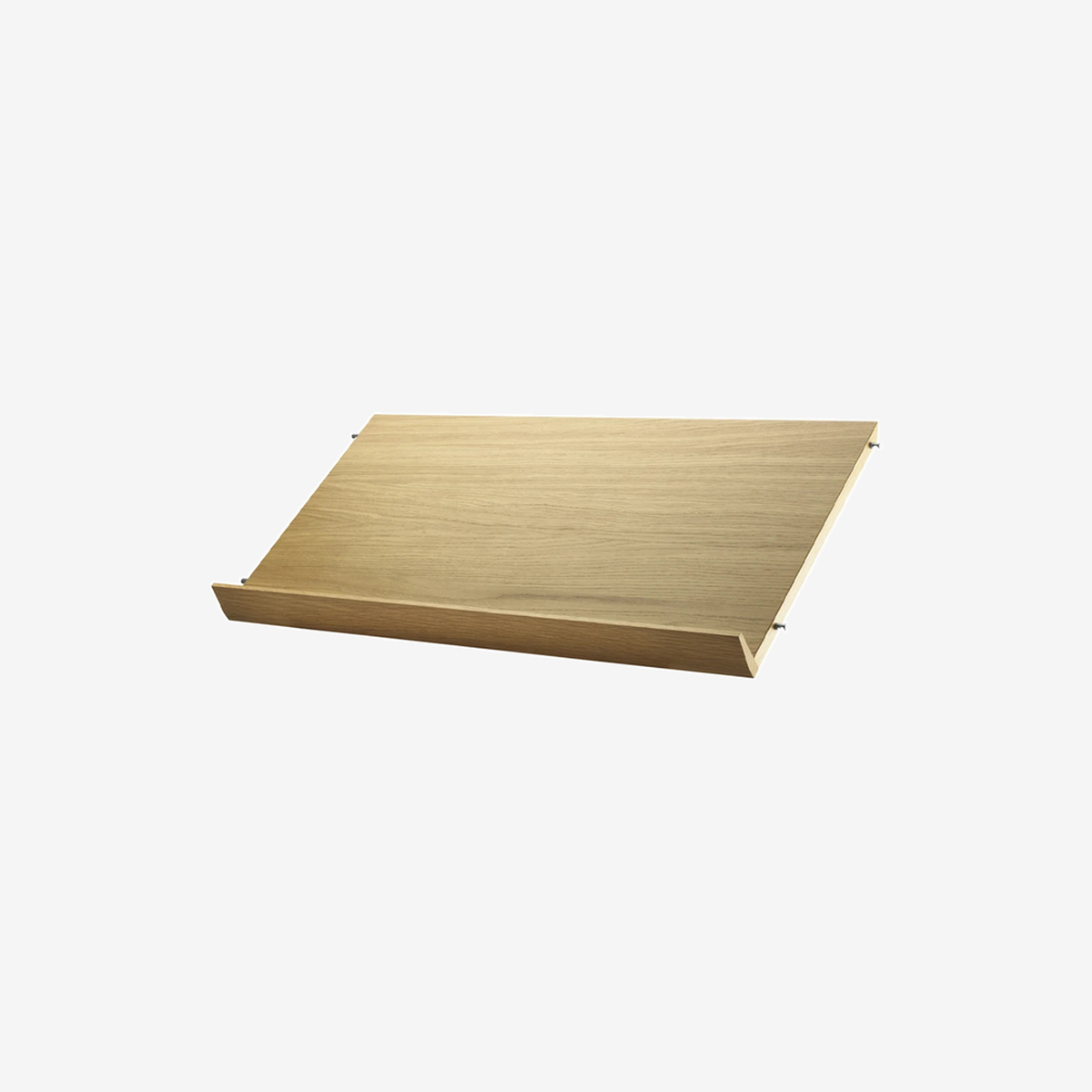 Magazine Shelf Wood Oak