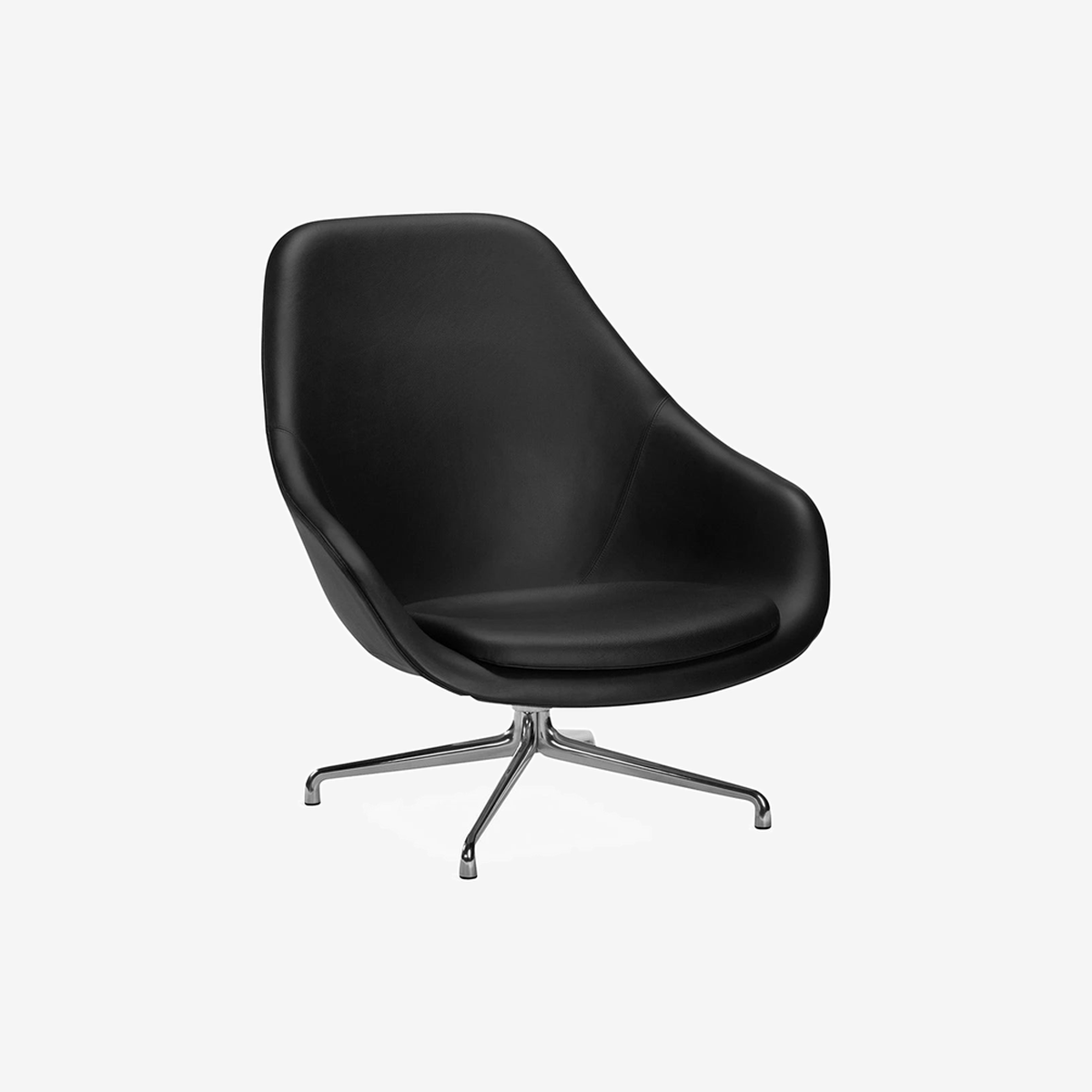 about a Lounge AAL 91 Aluminium-Sierra Black leather
