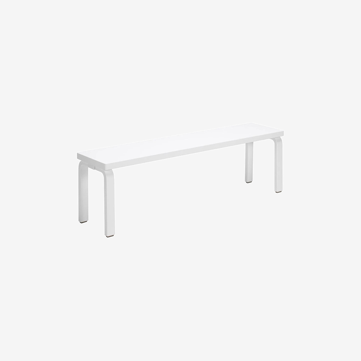 Bench 168B Solid Top 150 x 35 cm white