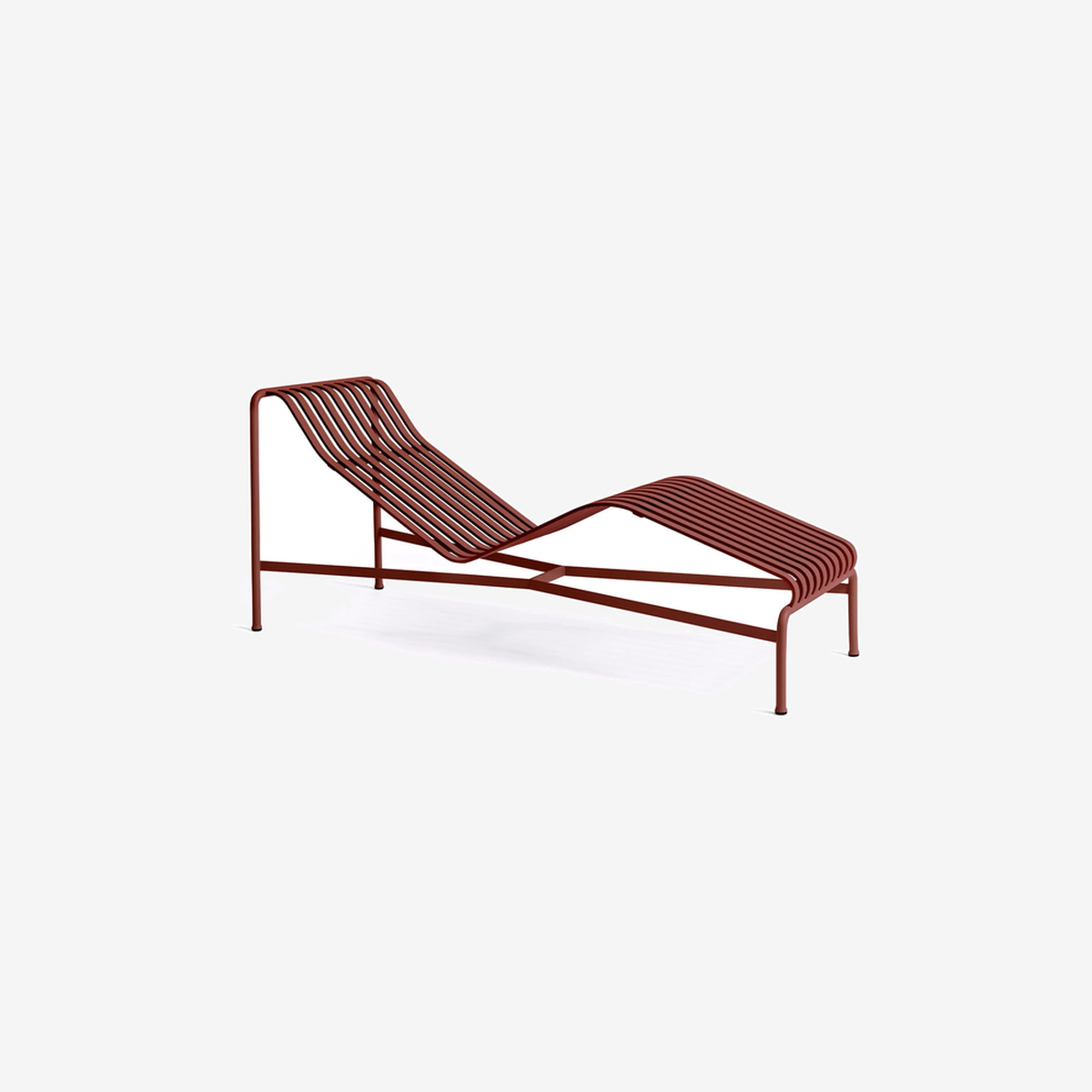 Palissade Chaise Lounge Iron Red