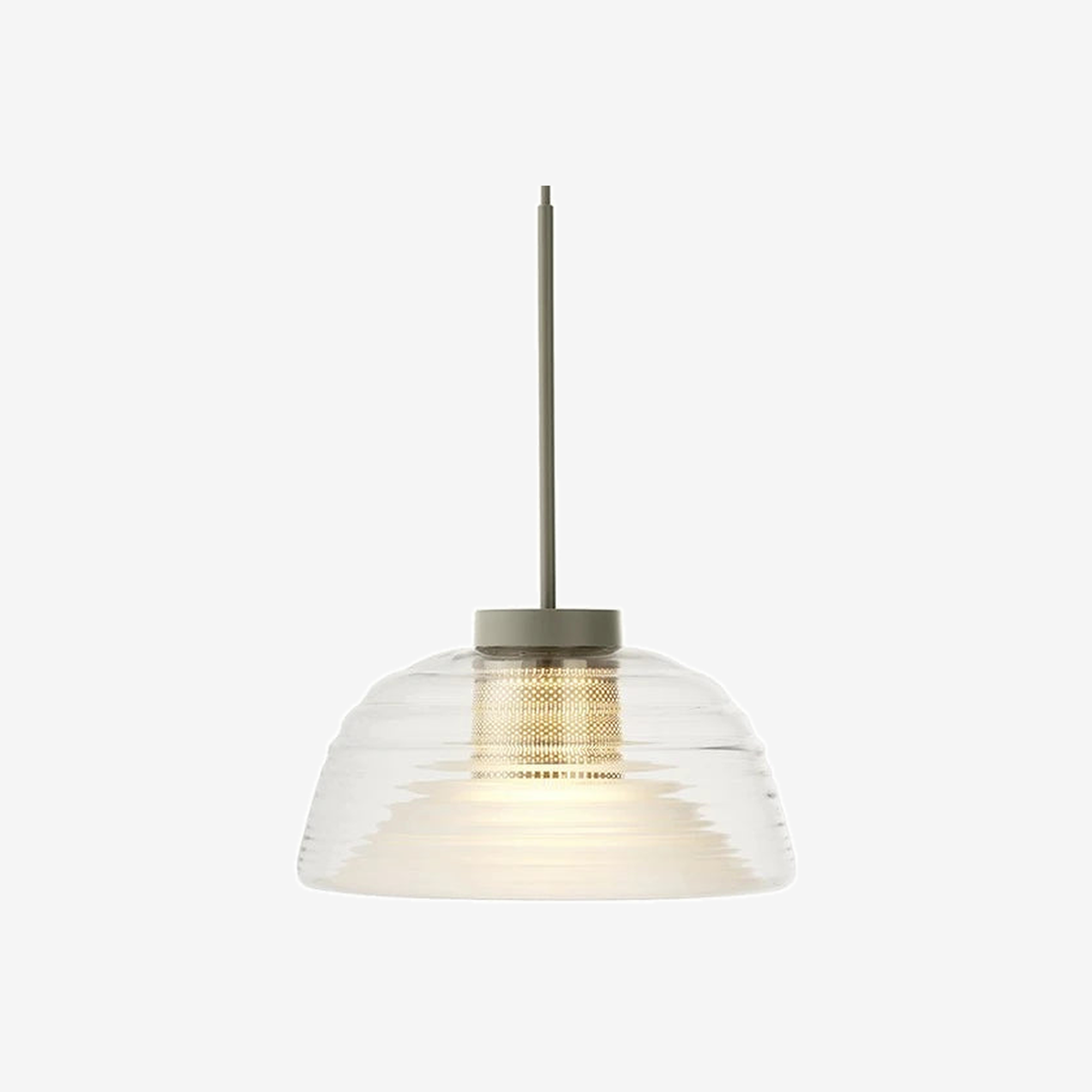 Two Layer Pendant Lamp Olive