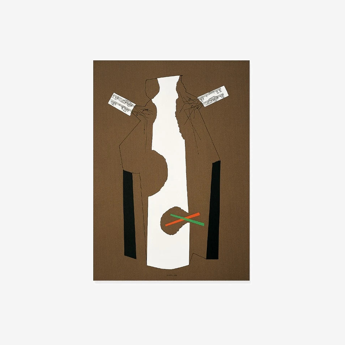 Silkscreen Poster - Ricostruzione Teorica Marrone
