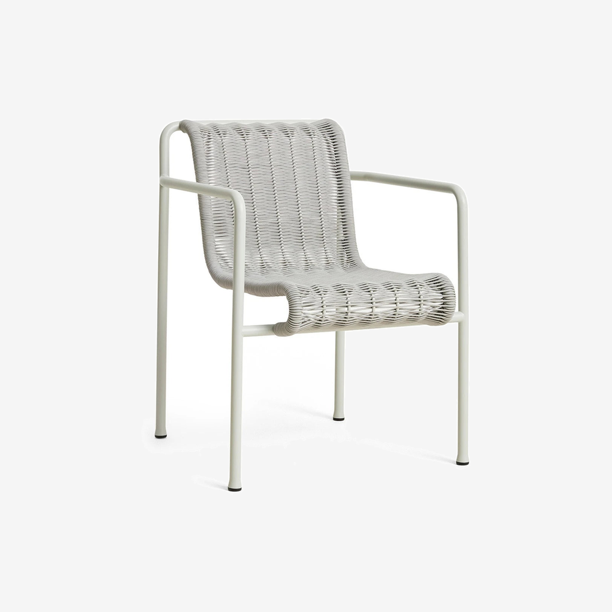 Palissade Cord Dining Armchair Sky Grey