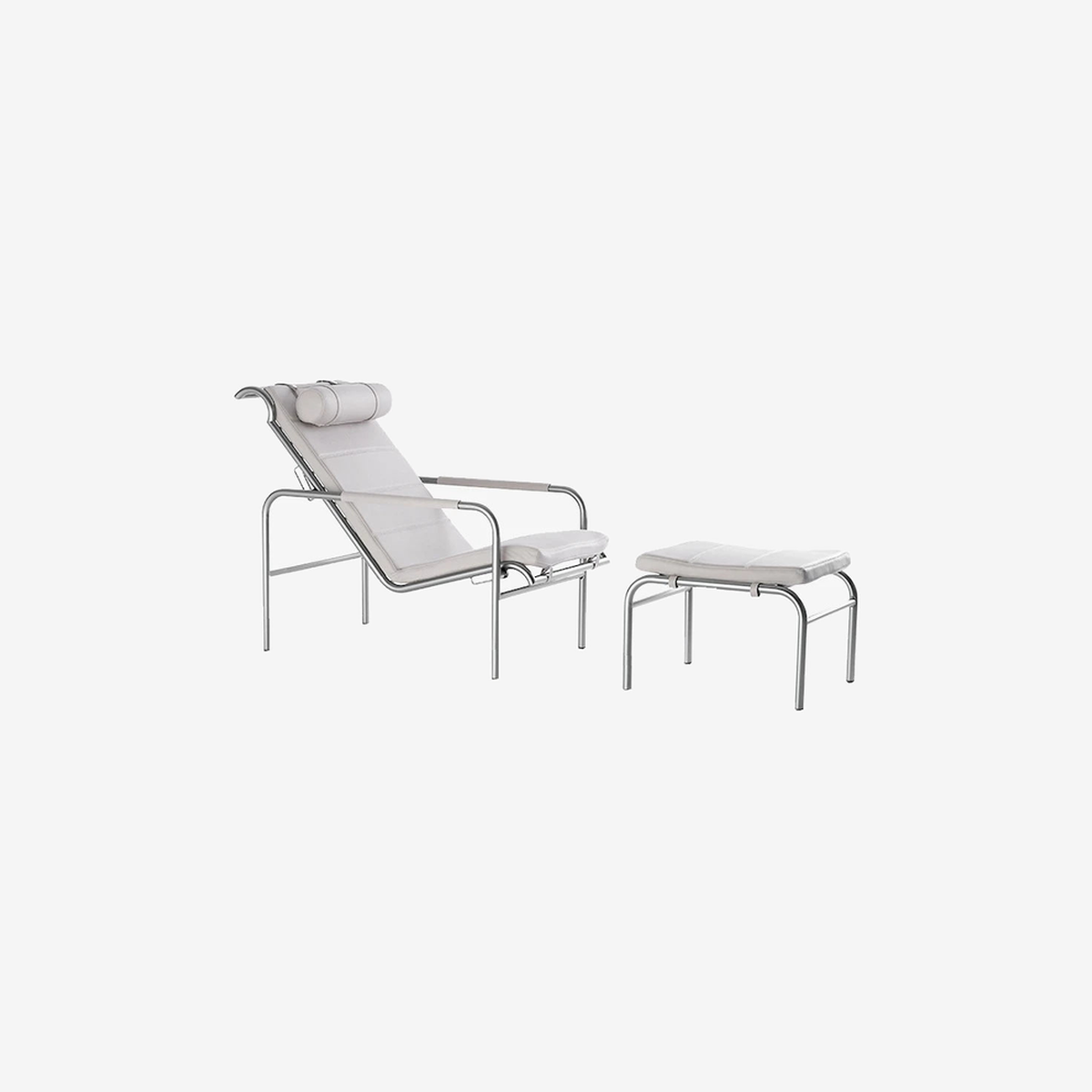 Genni Lounge Chair & Pouf