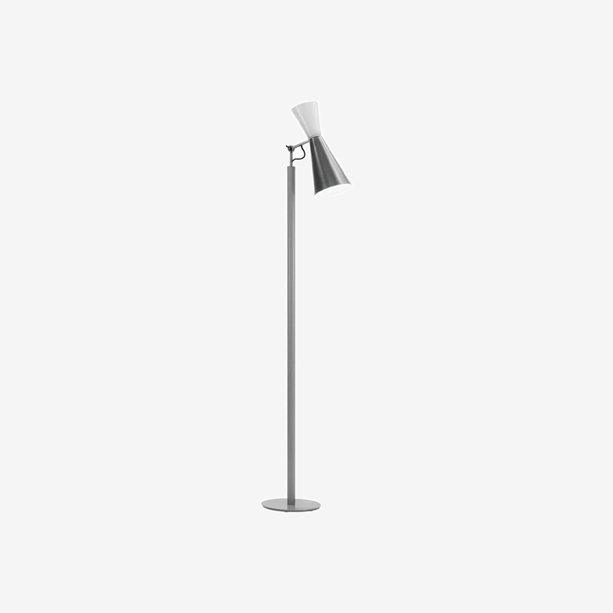 Parliament Floor Lamp (White-Grey)