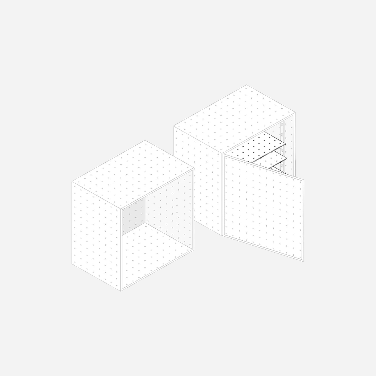 Center Shelf for Module 3 Sizes