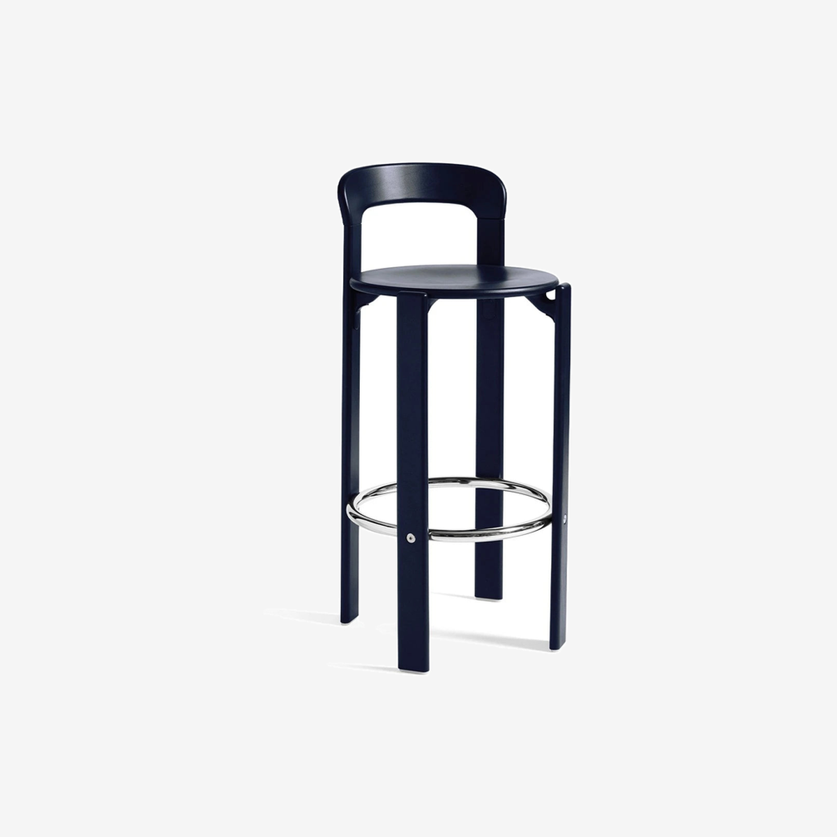 Rey Bar Stool High Deep Blue