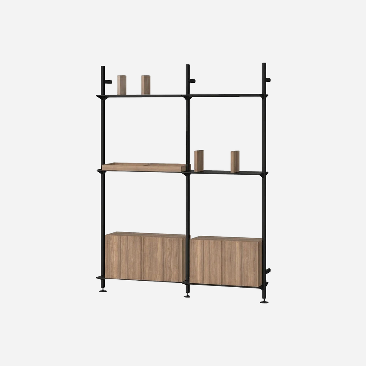 Pira G2 Wall Mounted H200 Black Grey Frame
