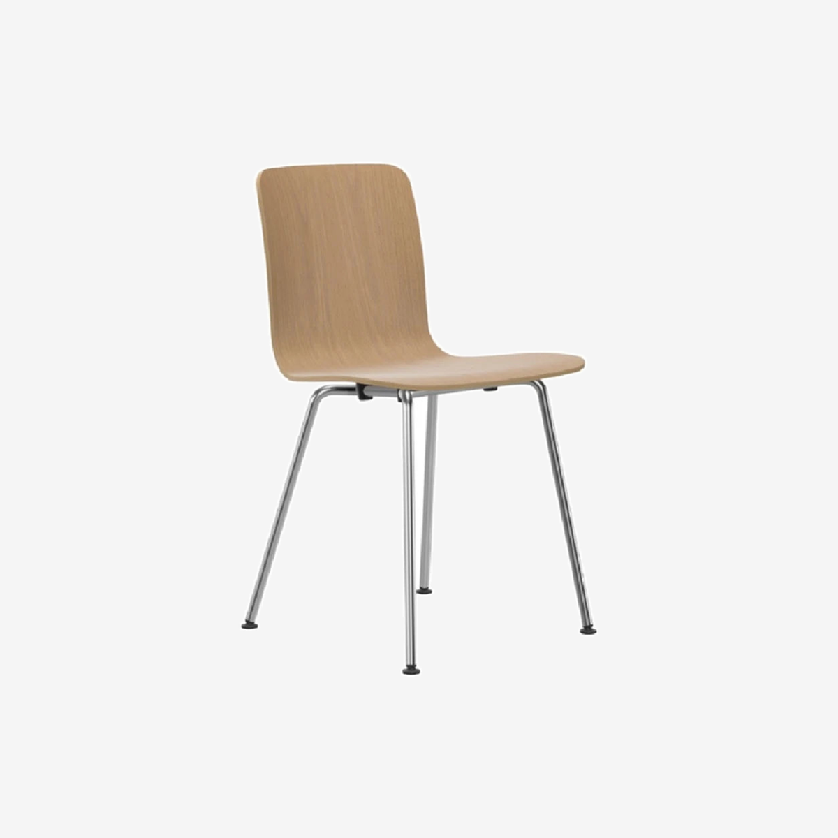 Hal Ply Tube Non Stacking Natural Oak Dining Chair