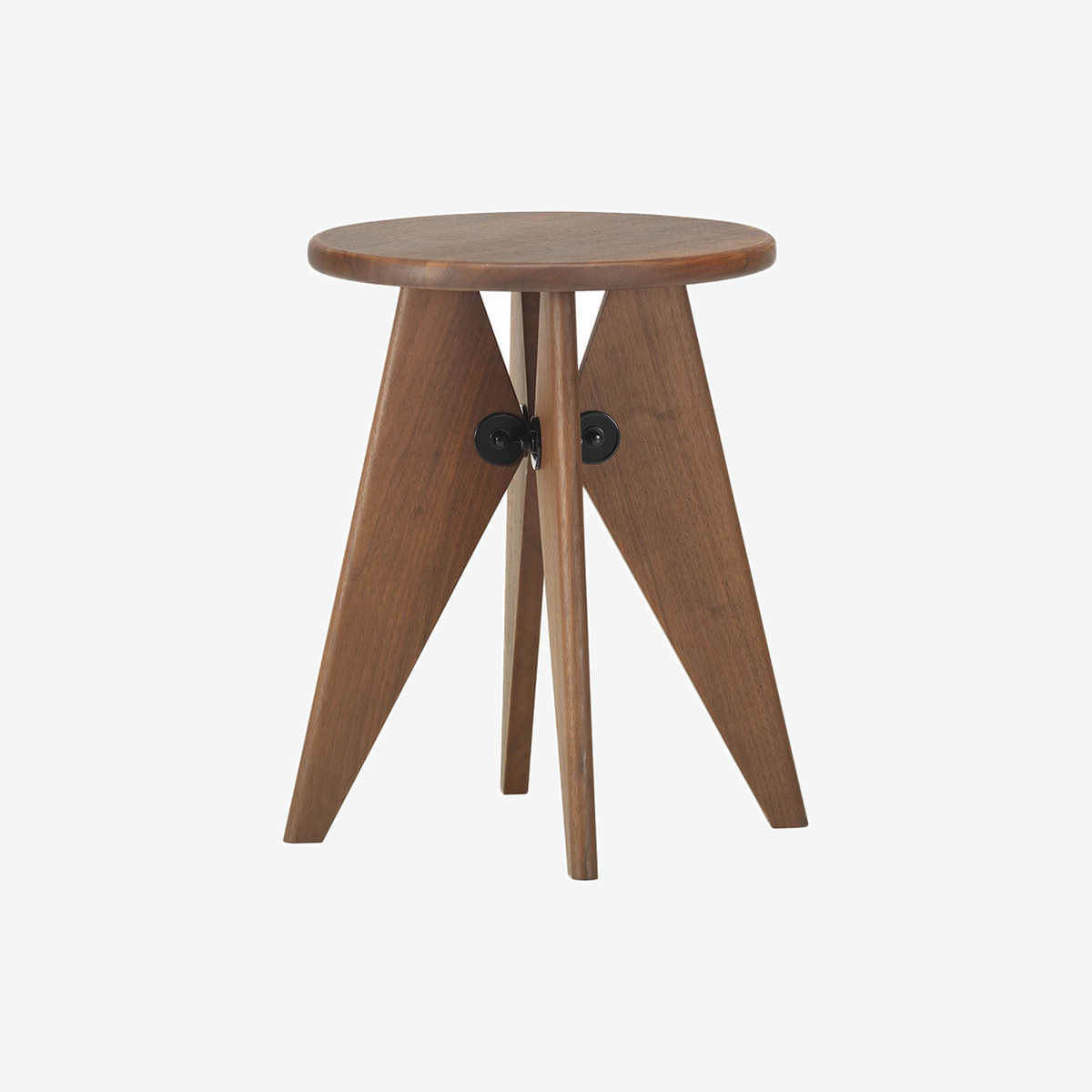 Tabouret Bois Solid American Walnut