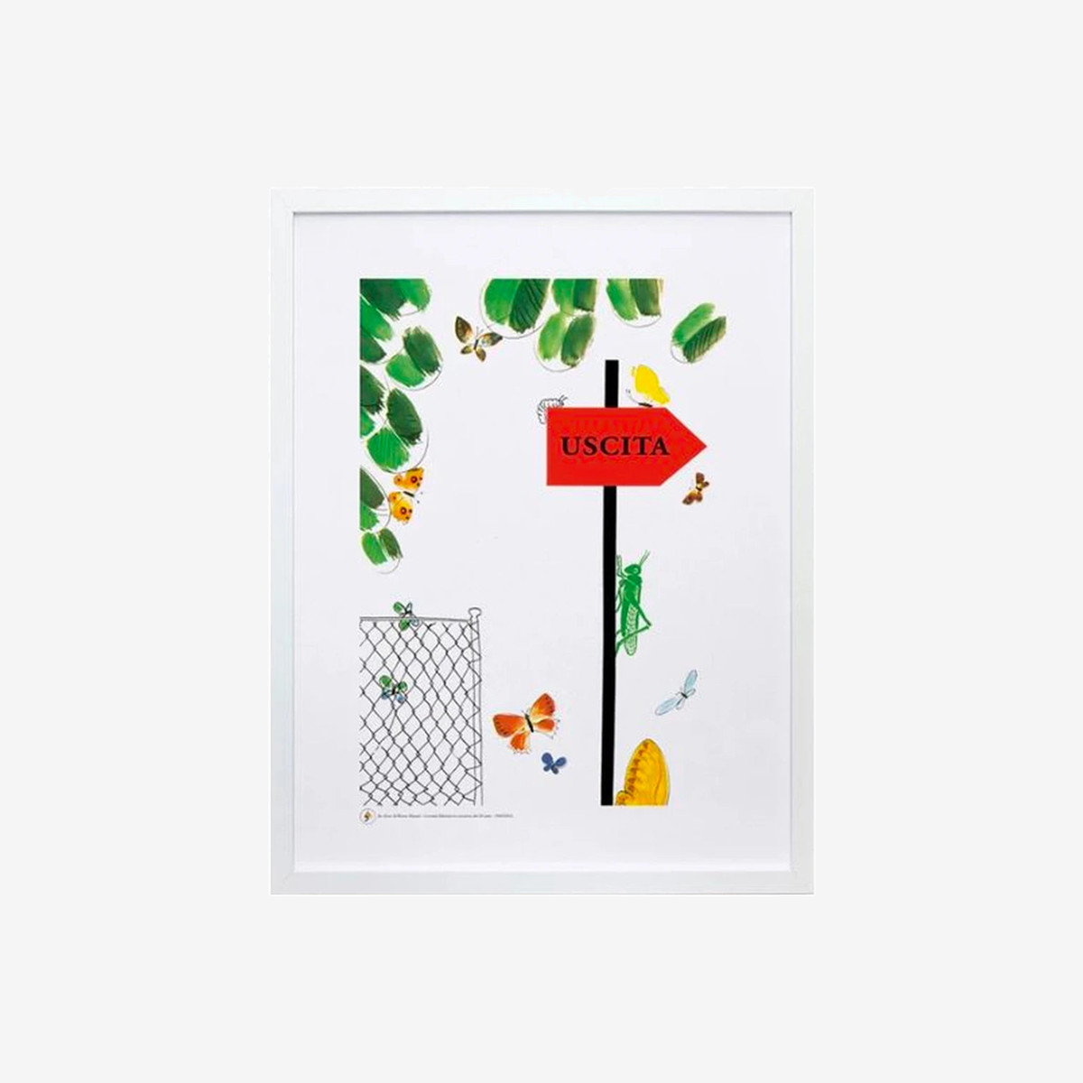 Art print - Exit (Zoo) by Bruno Munari