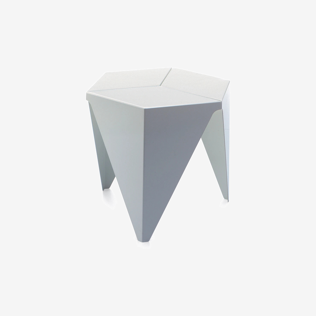 Prismatic Table White Aluminium