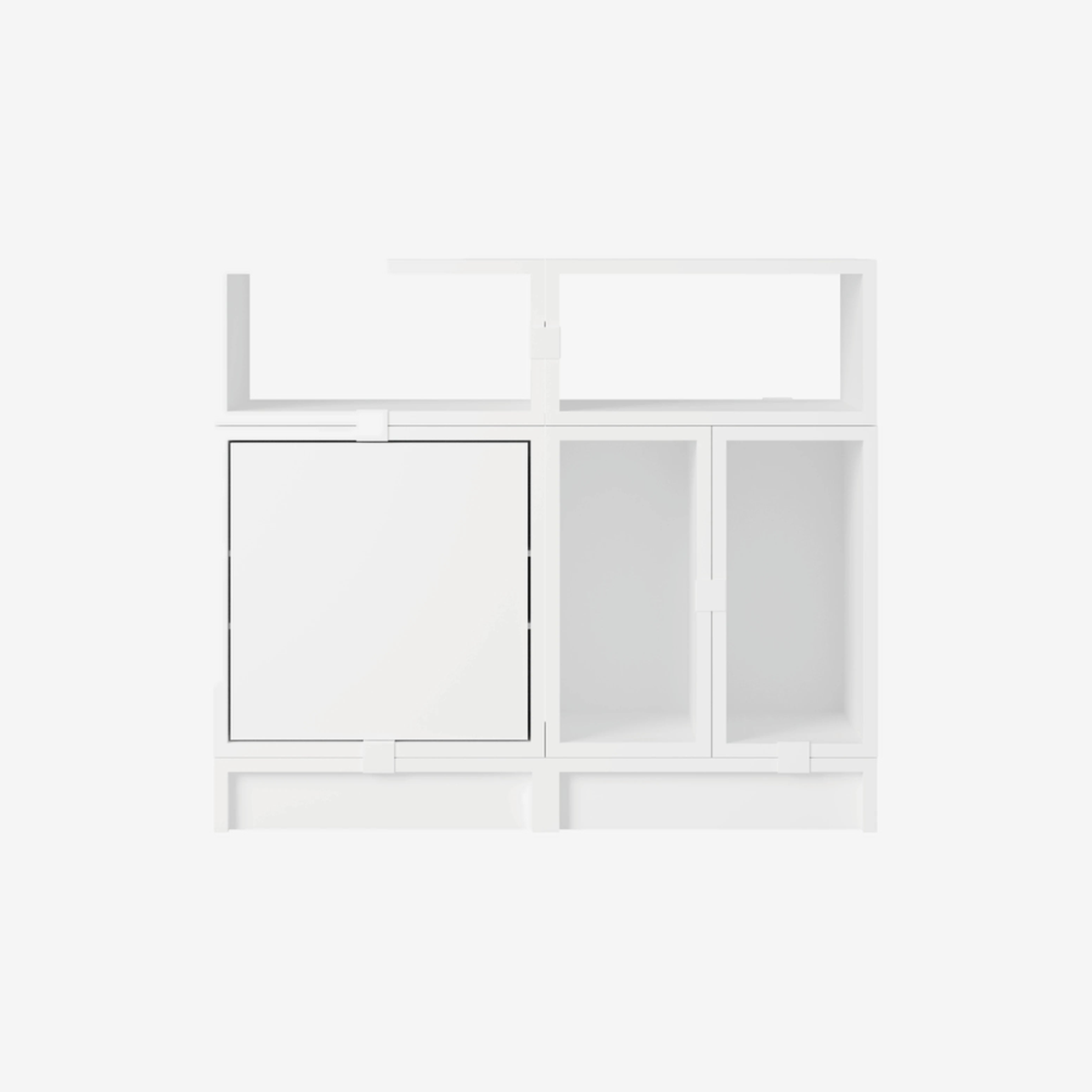Stacked Storage System Office Storage Config.5 White