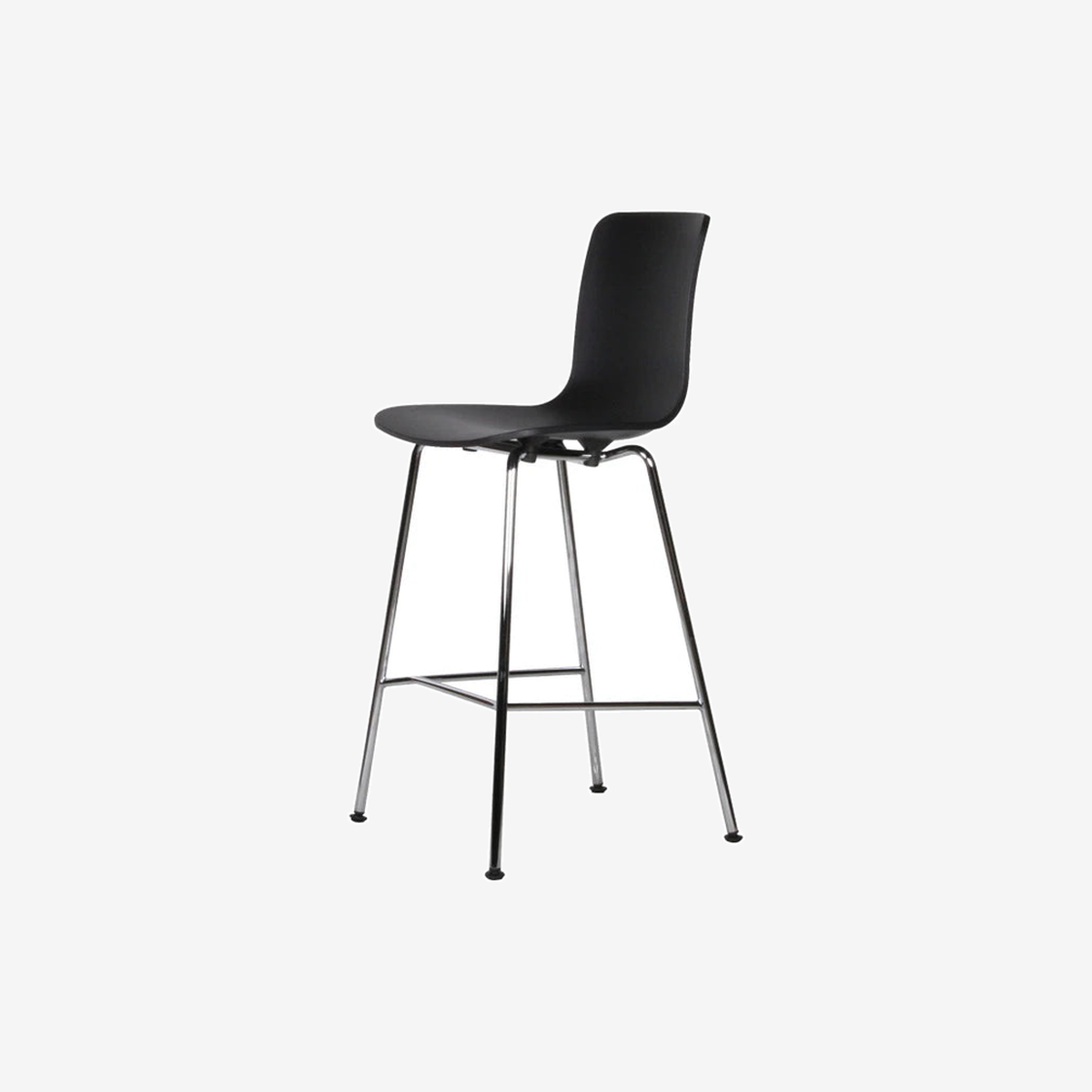 HAL Stool Medium Basic Dark Chromed Bar Stool