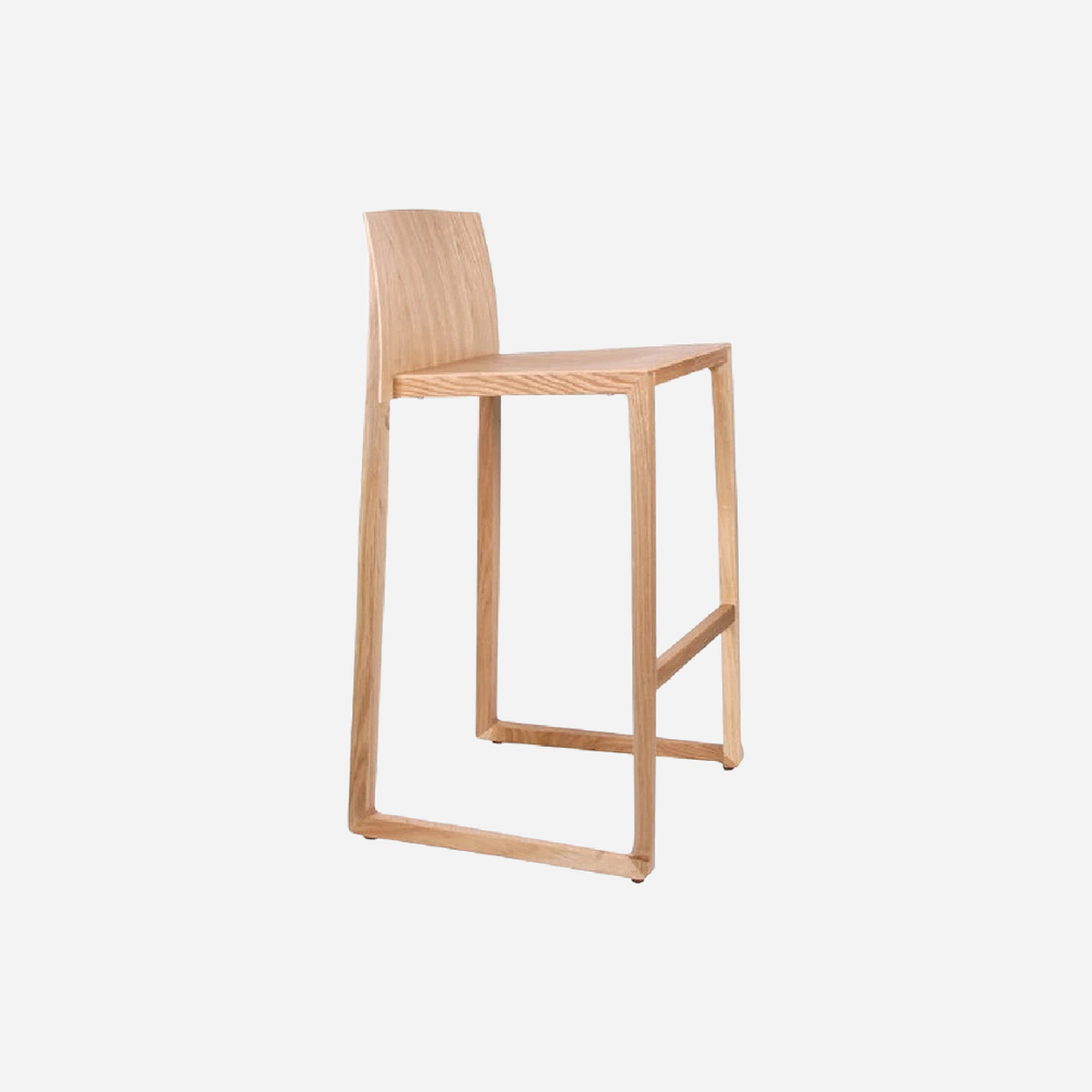 Hana Bar Stool Natural Oak 650 Wood Chair