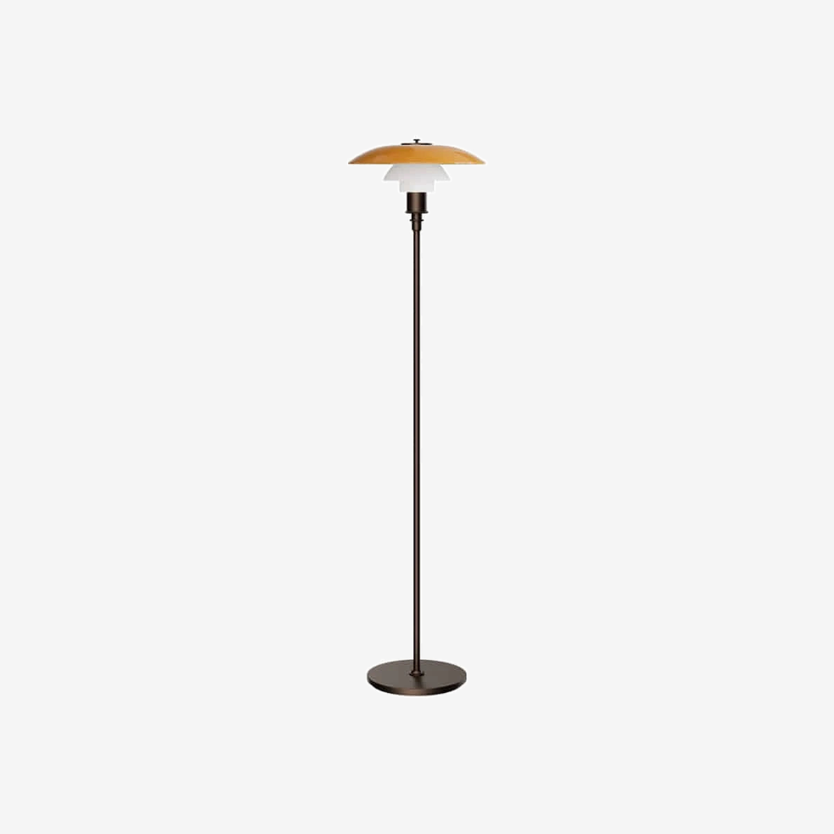 PH 3½-2½ Floor Lamp Centenary Edition Ember/Opal Glass