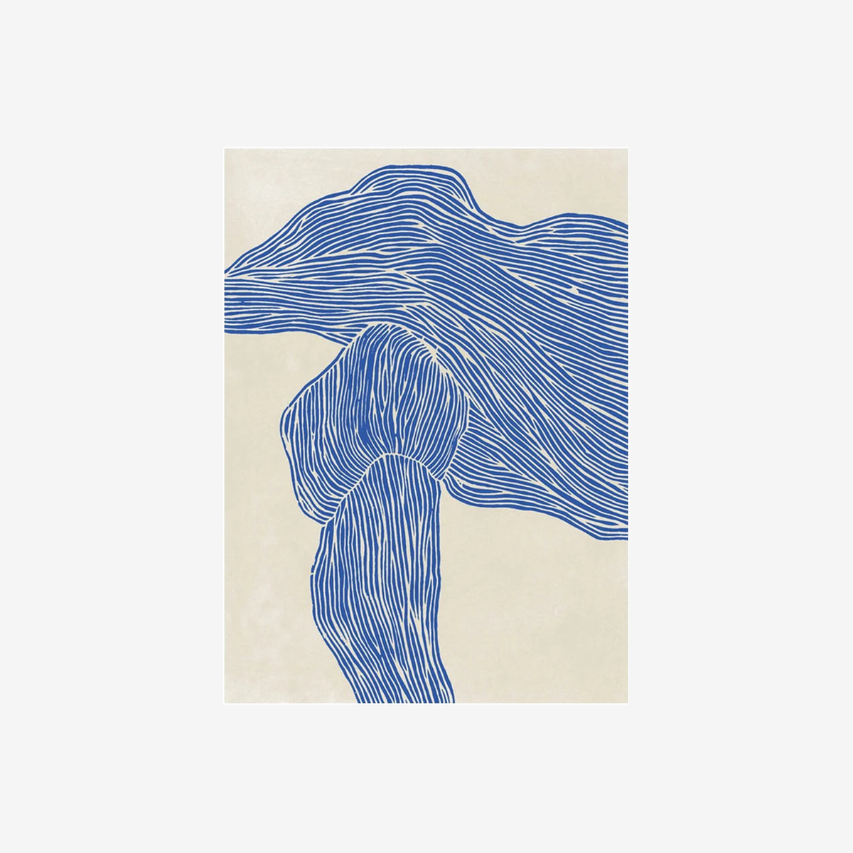 The Line Navy Poster