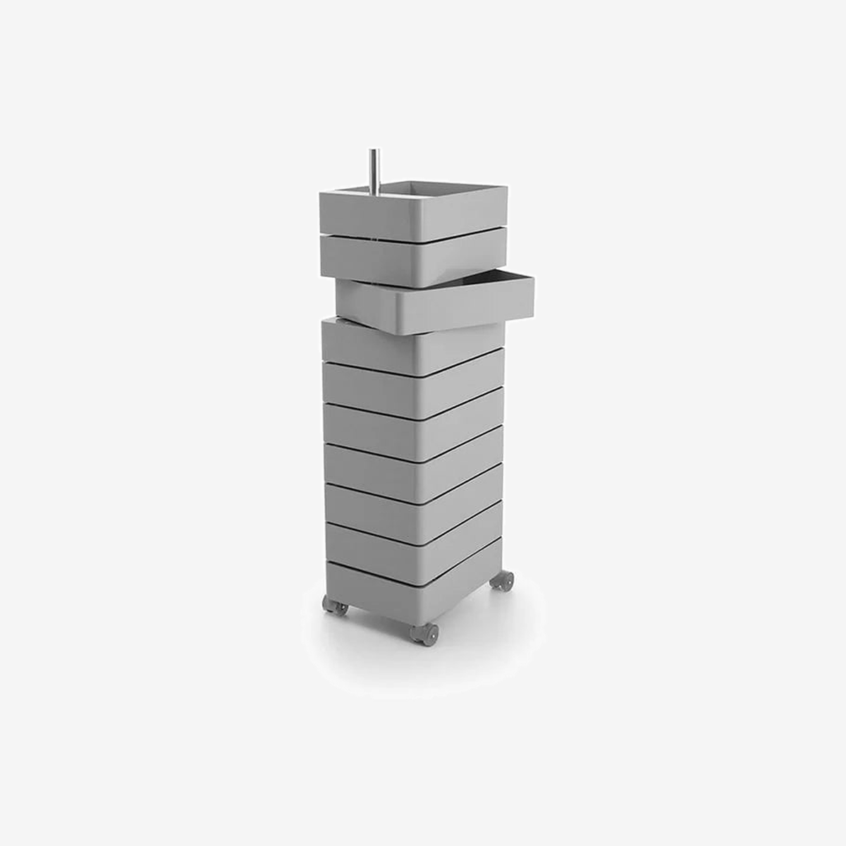 360° Container 10 Drawer (Grey)