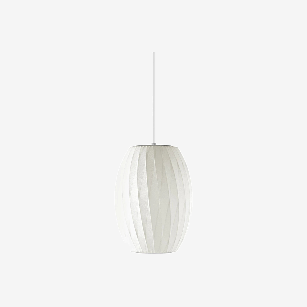 Nelson cigar crisscross bubble pendant small