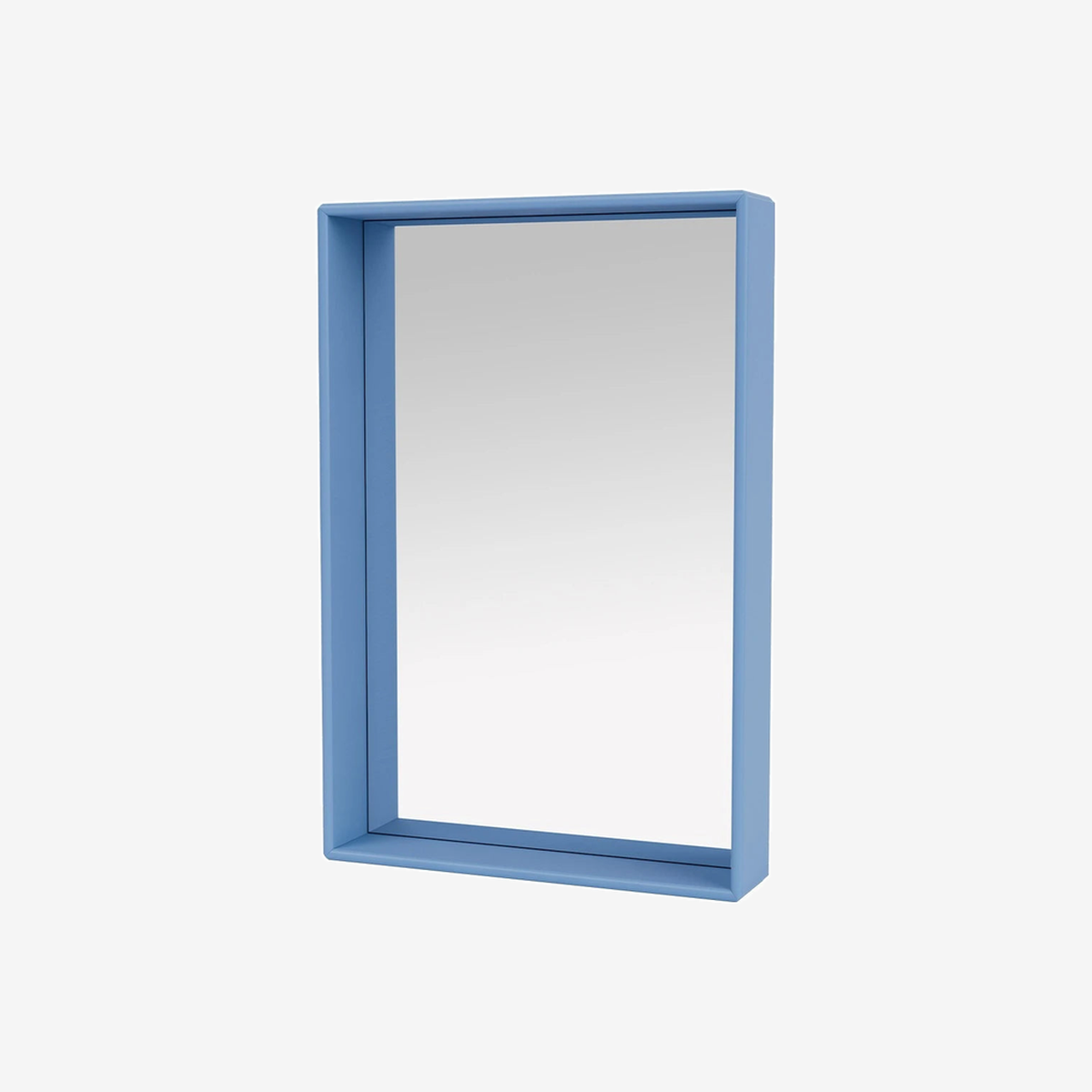 Shelfie mirror with shelf Azure