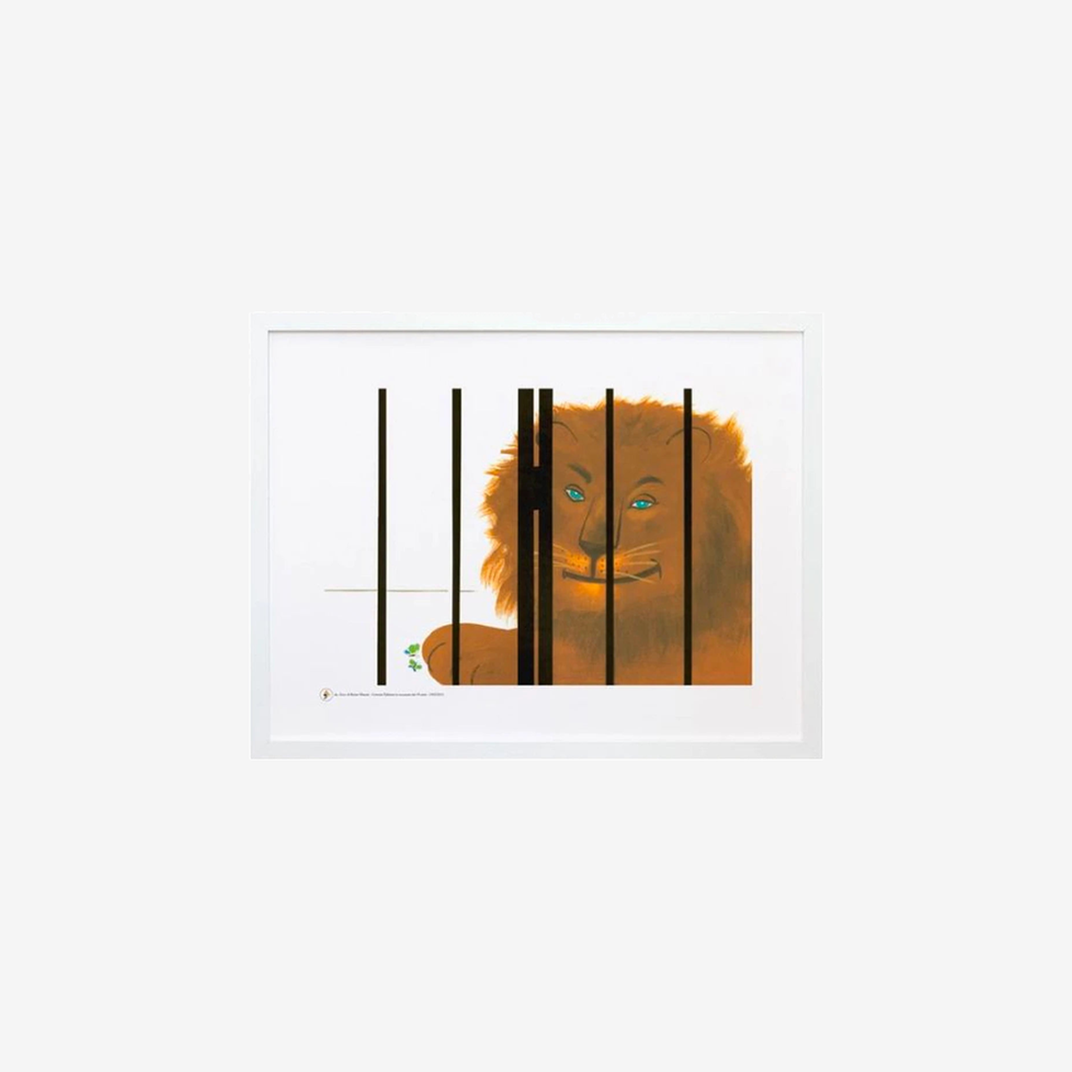 Art print - Lion (Zoo) by Bruno Munari