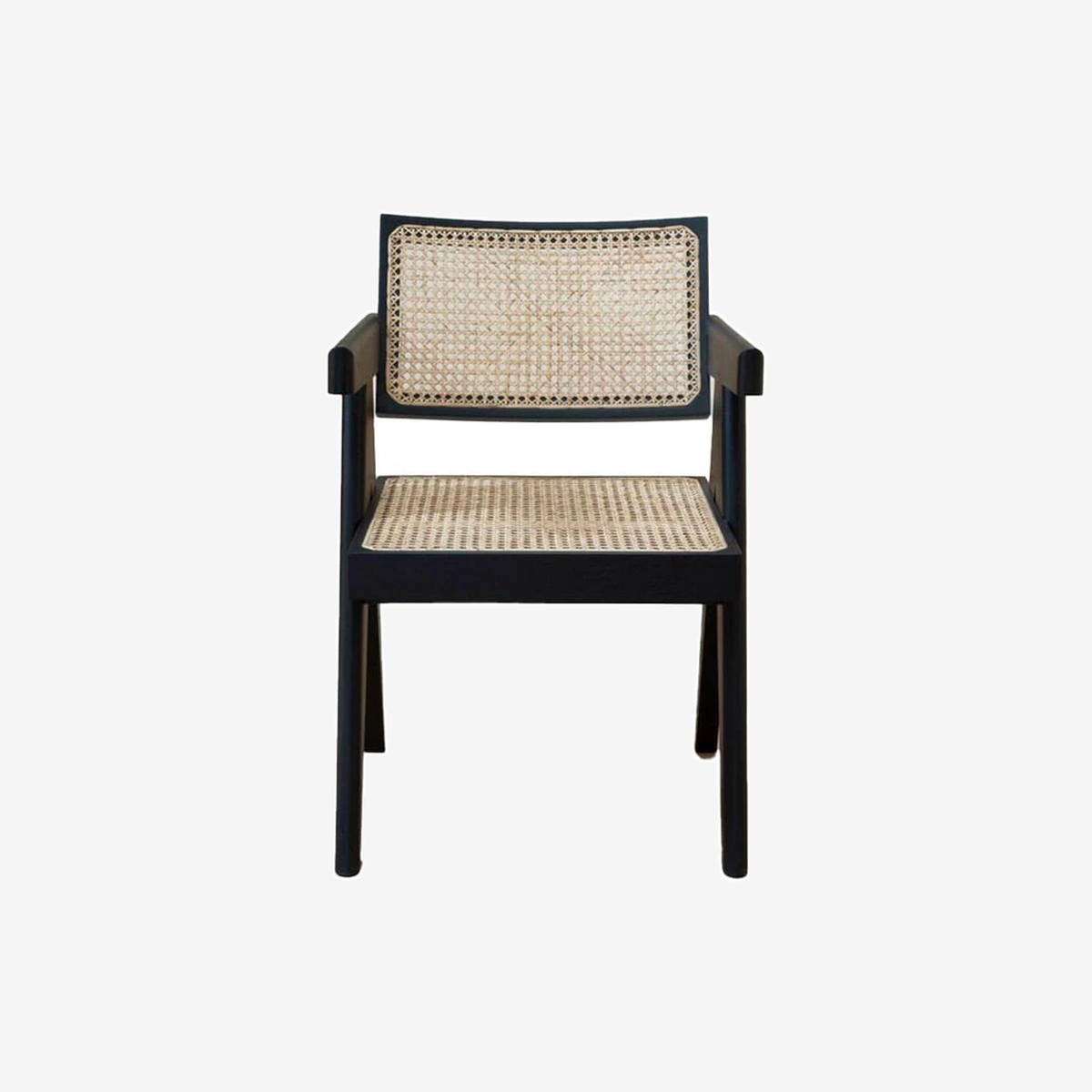 V-Leg Black Office Chair