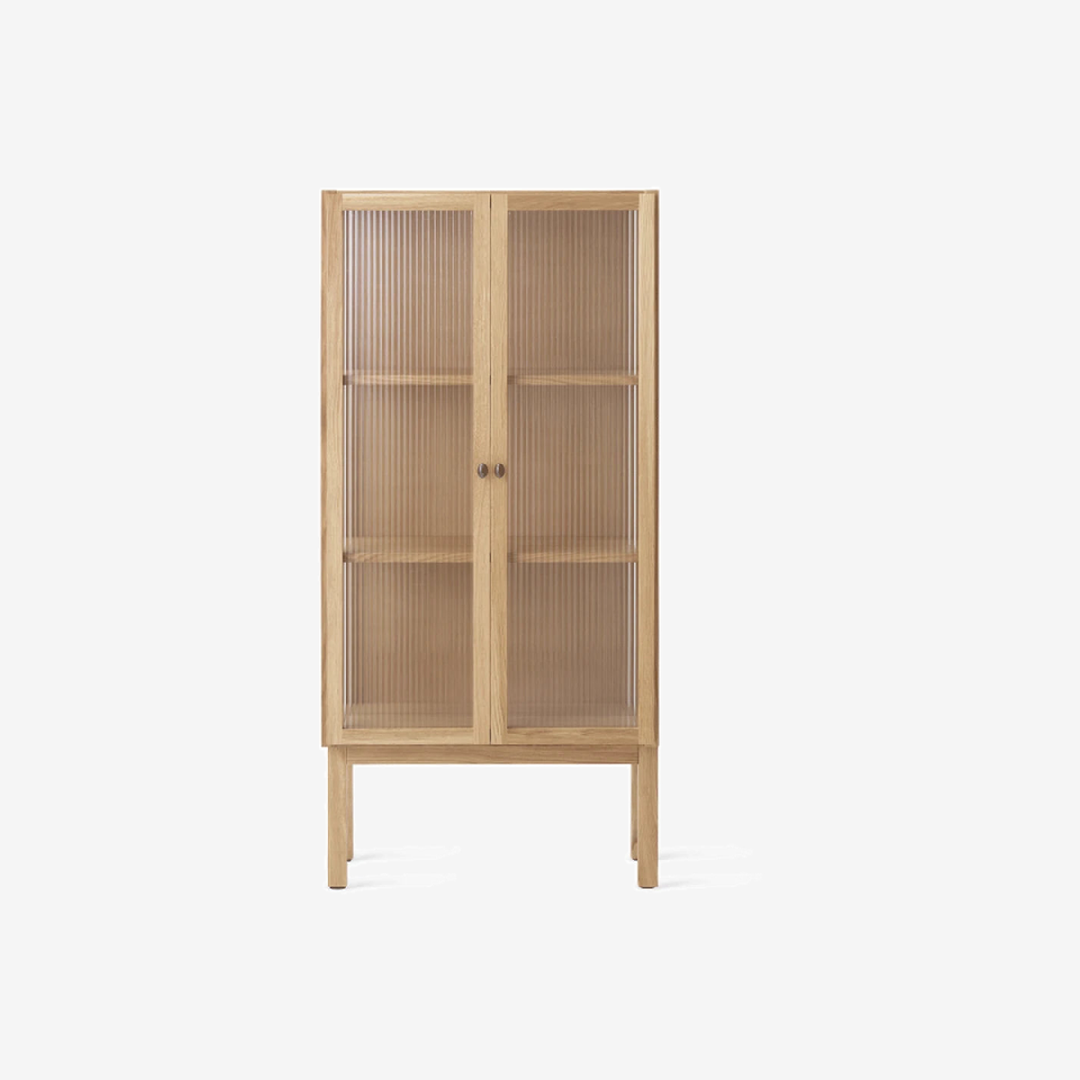 Curiosity Cabinet Low Natural Oak