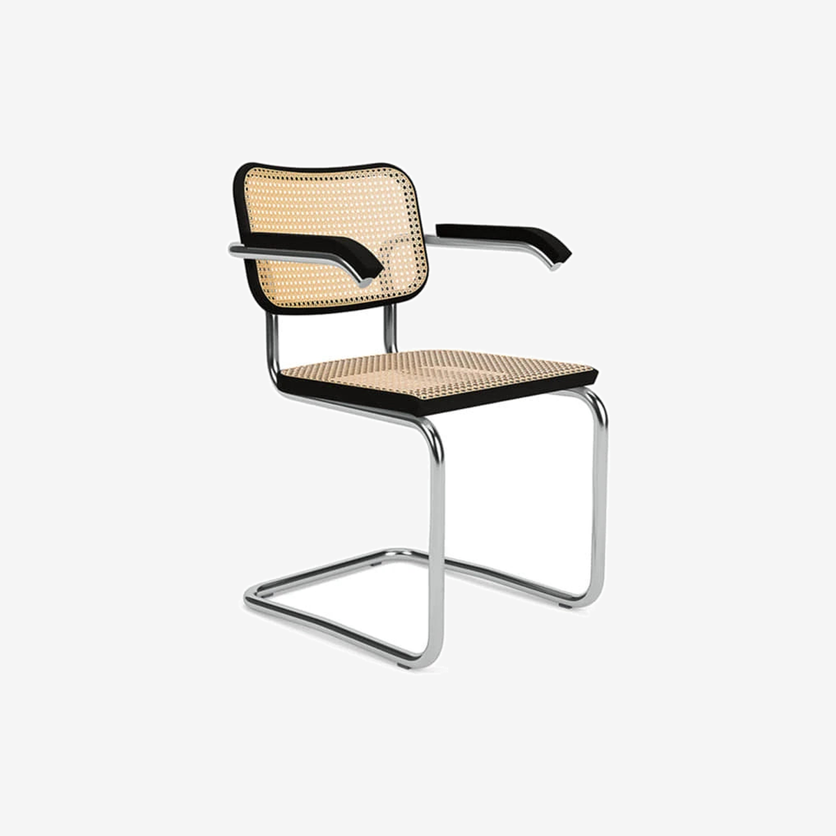 Cesca Black Armchair