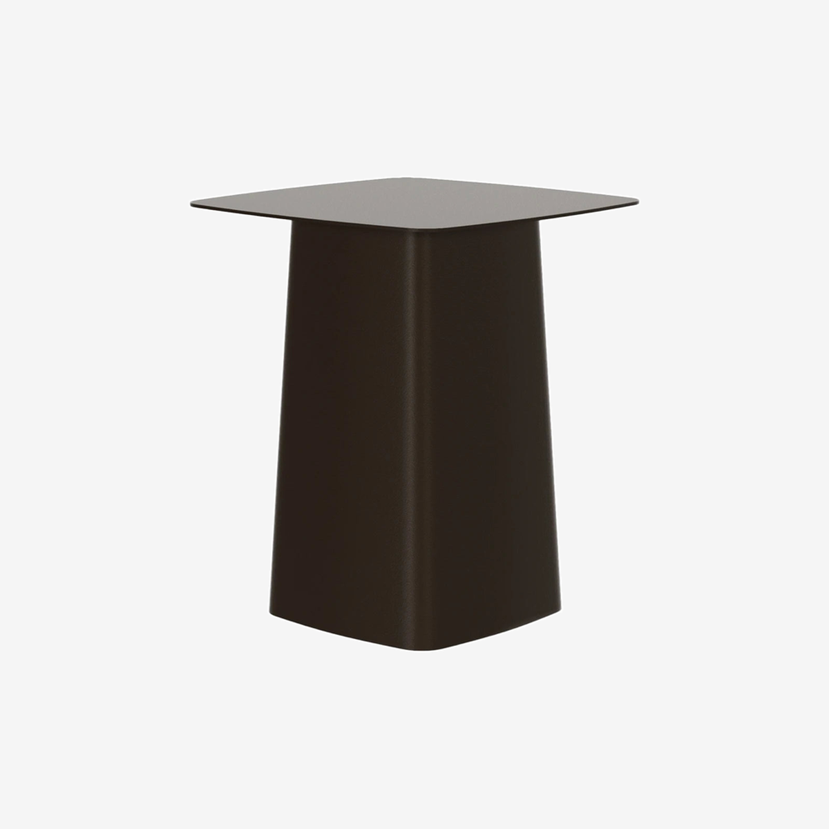 Metal Side Table Medium Chocolate