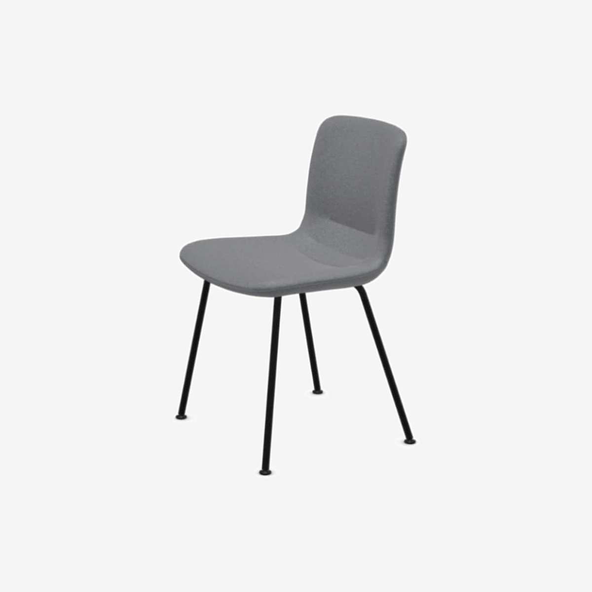 Hal Soft Tube Plano Black Cream White Black Dining Chair