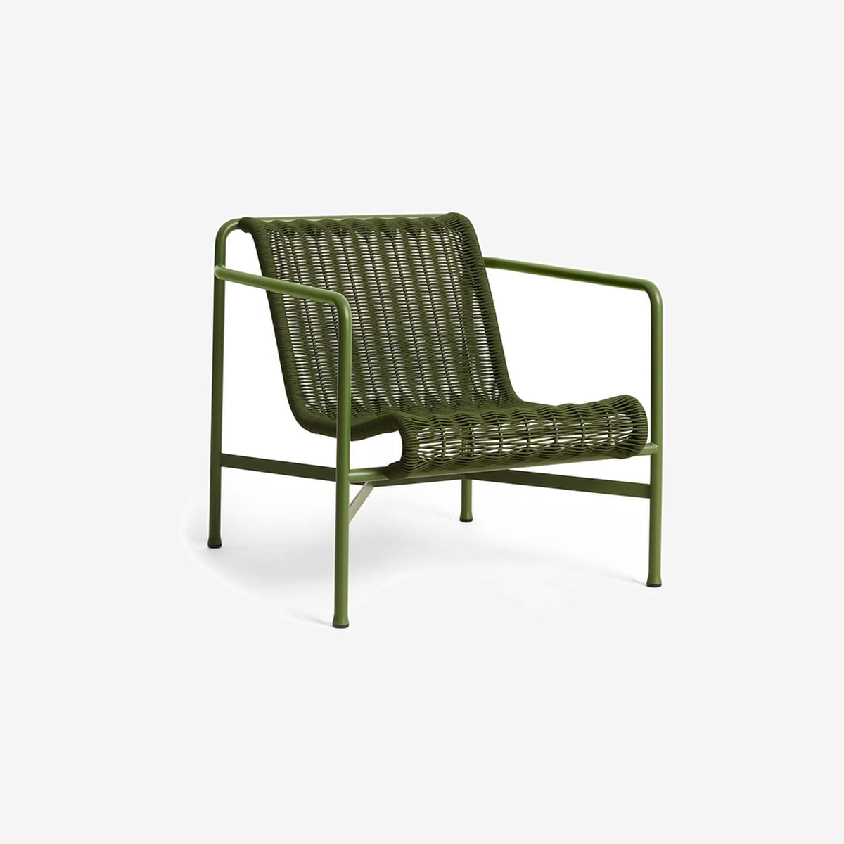 Palissade Cord Lounge Chair Low Olive