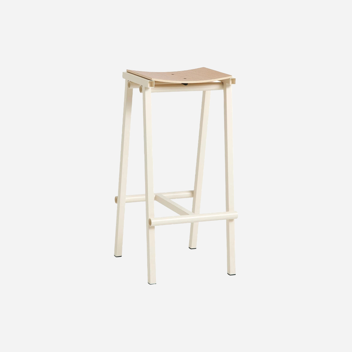 Taburete 8 Bar Stool Eggshell-Oak 2sizes