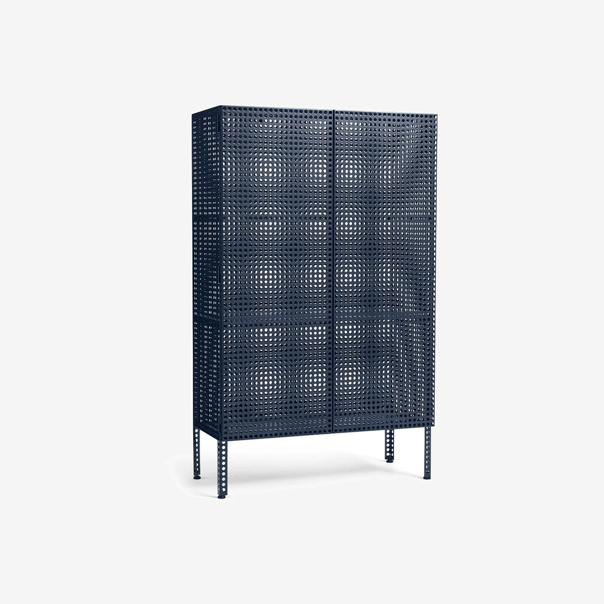 Perforated Cabinet Floor Large Steel Blue