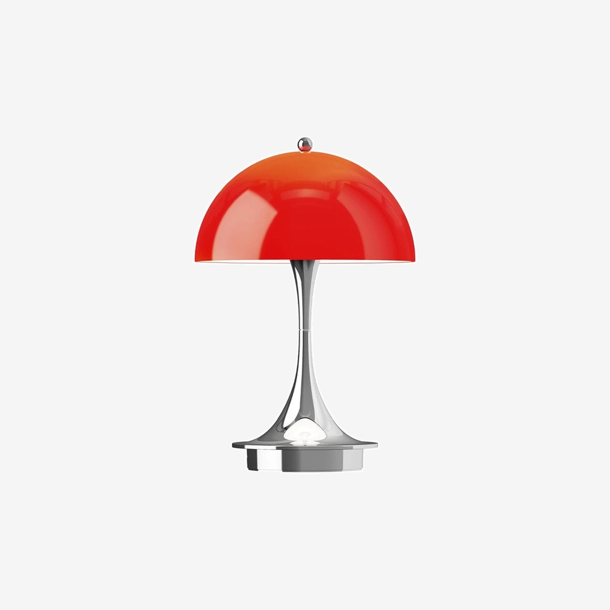 Panthella 160 Portable v3 Chrome Opal Red
