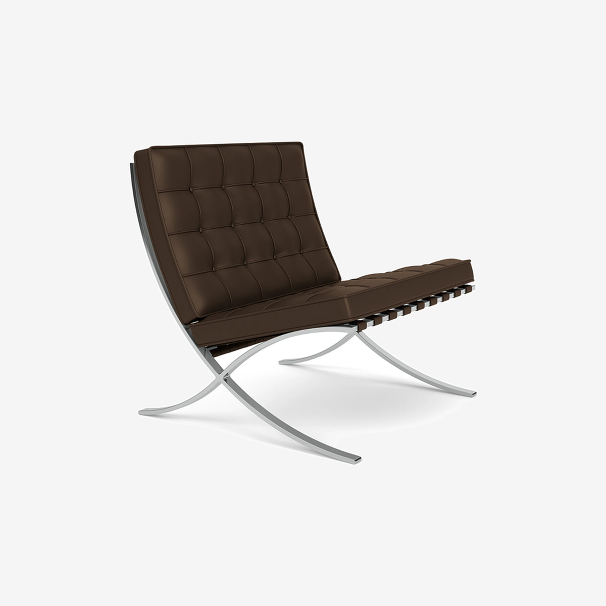 Barcelona Dark Brown Lounge Chair