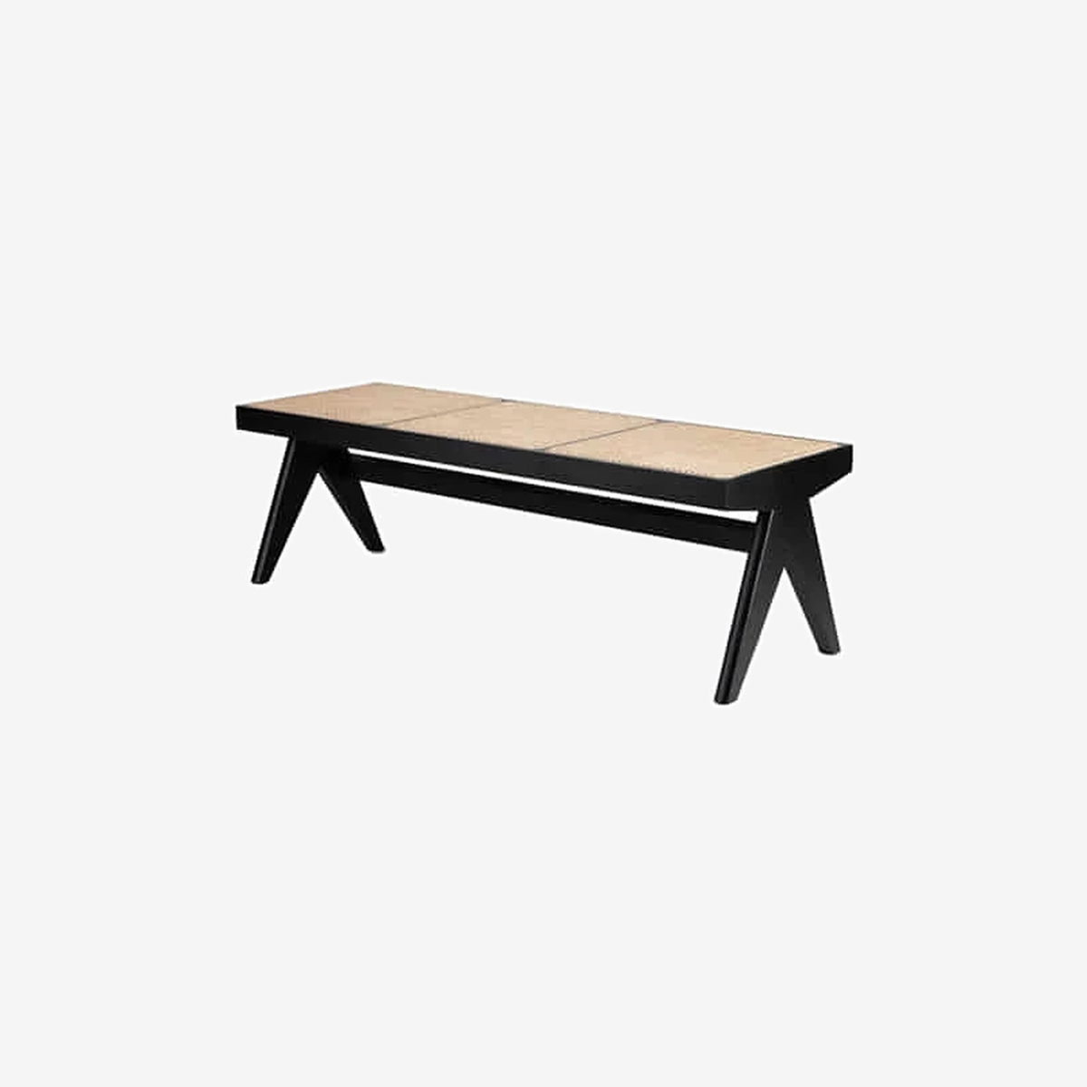 Civil Bench (Oak stained black)