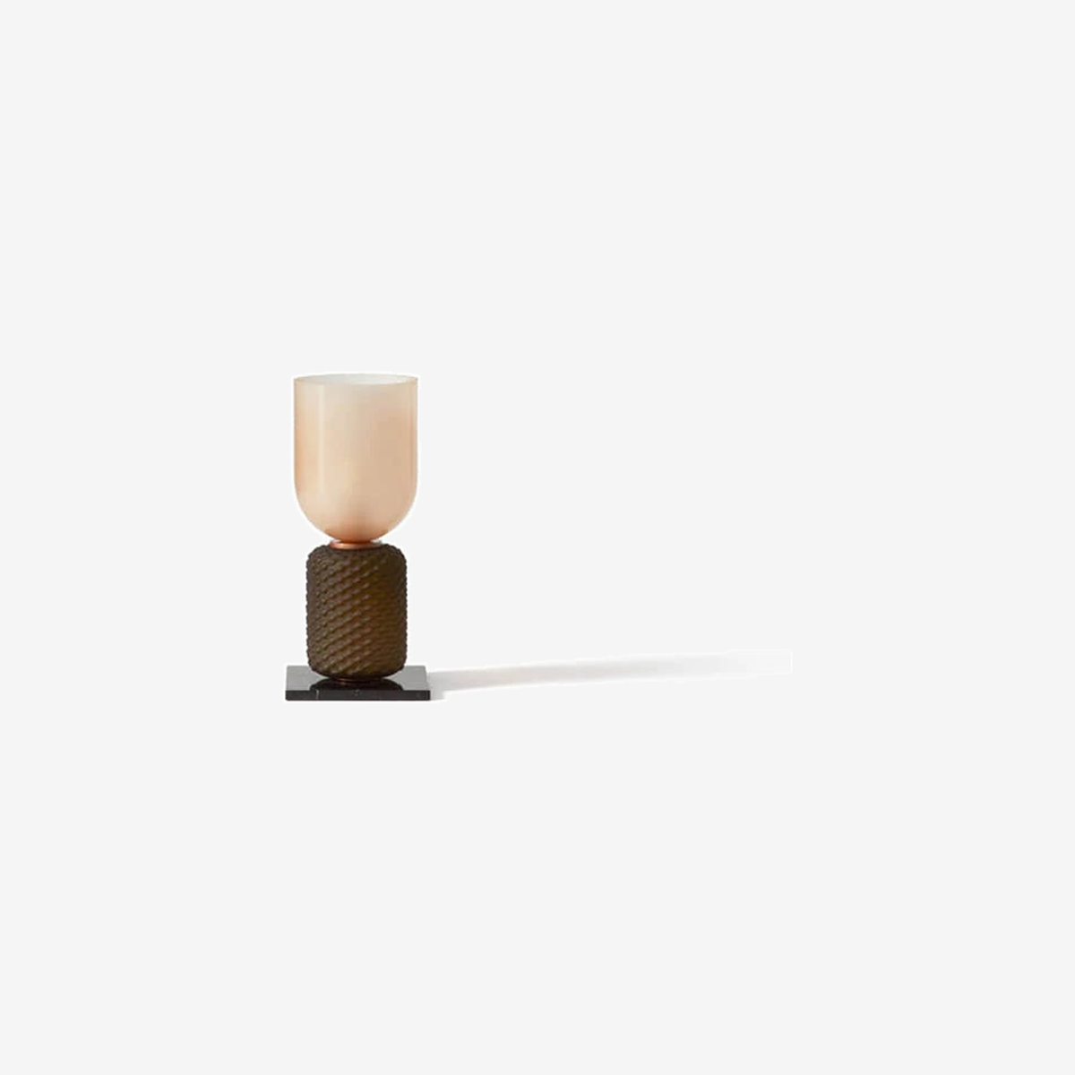 Ficupala (Pink glass/Marquina marble)