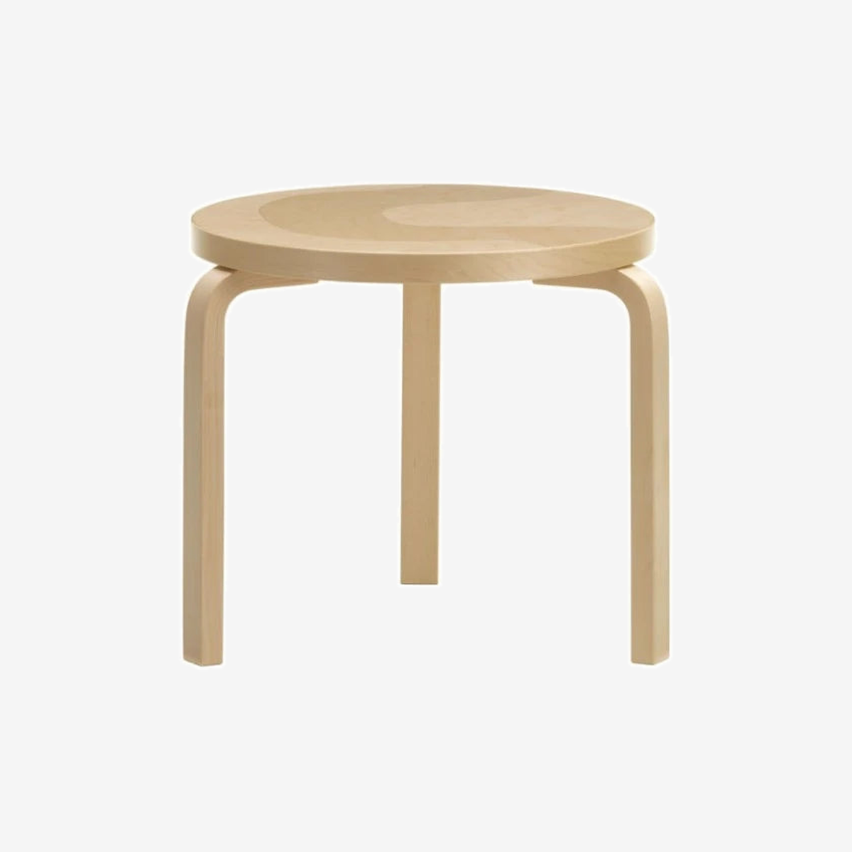 Table 90D Seireeni Birch Marquetry Side Table