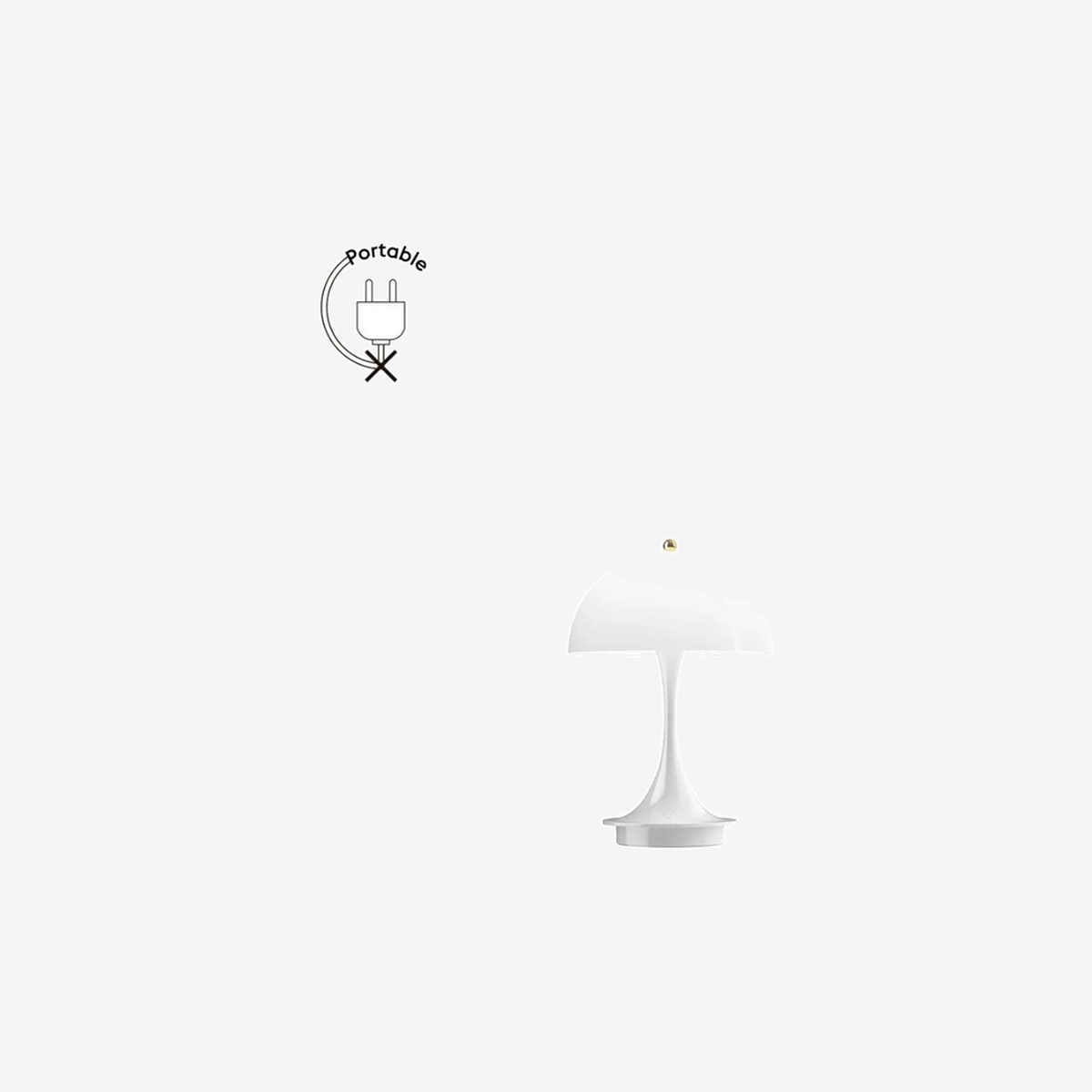 Panthella 160 Portable 150th Anniversary Edition Table Lamp