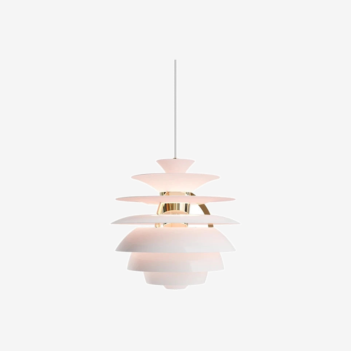 PH Snowball Pendant Anniversary Edition Matt White/Pale Rose