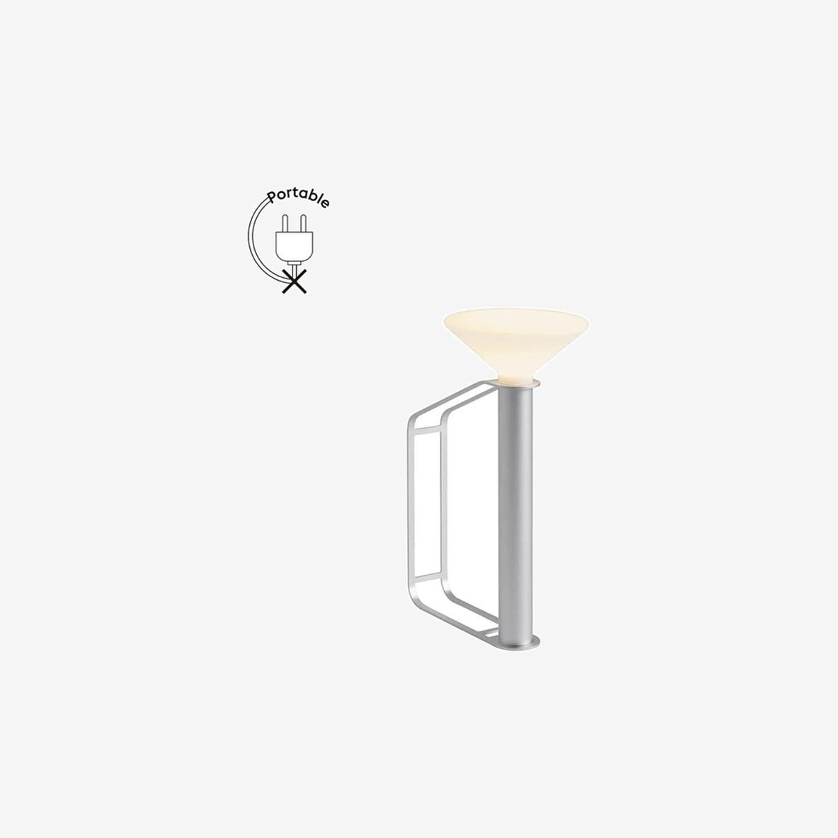 Piton Portable Lamp Aluminum