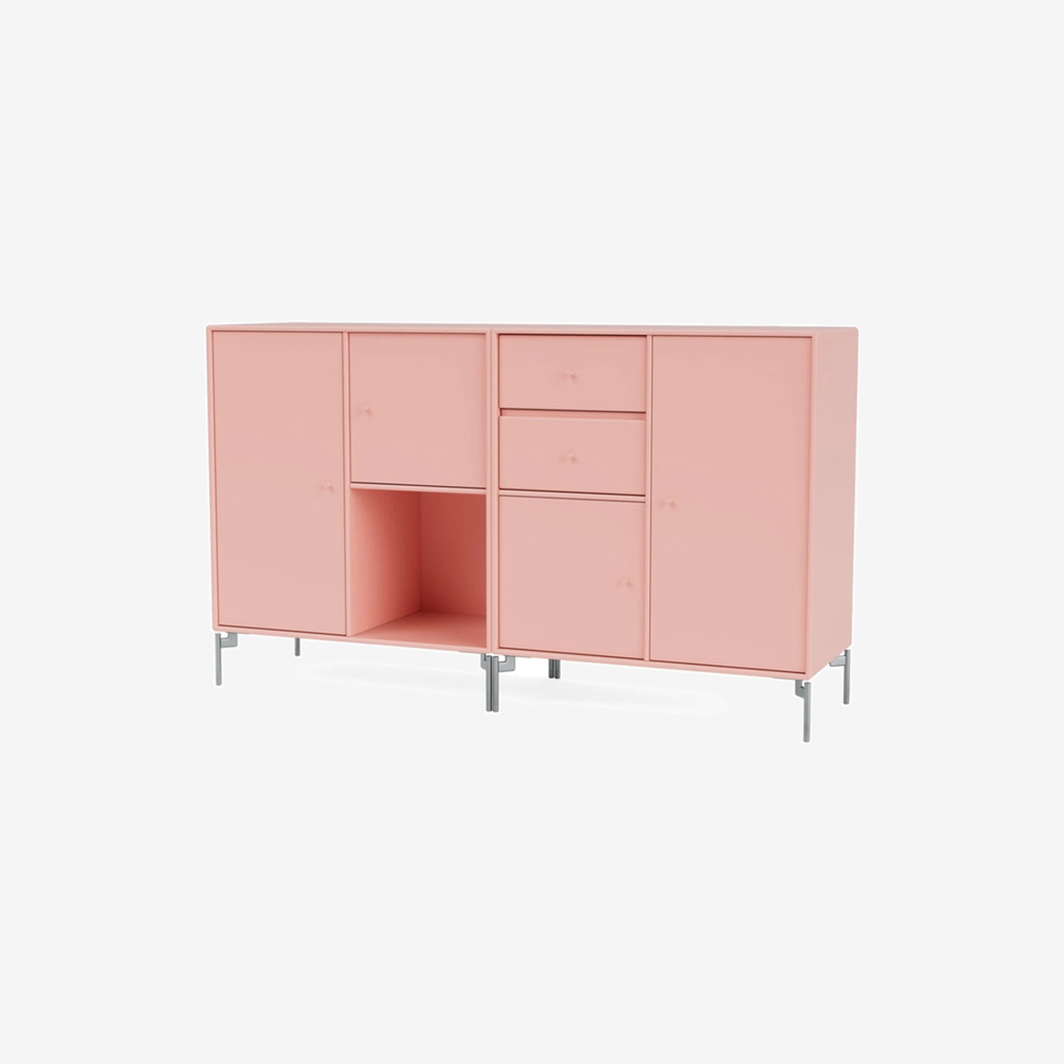 Couple Ruby-Matt Chrome Leg