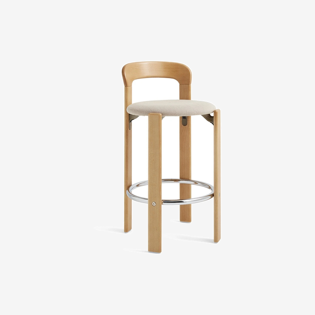 Rey Bar Stool Low Golden- Uph. Steelcut Trio 213
